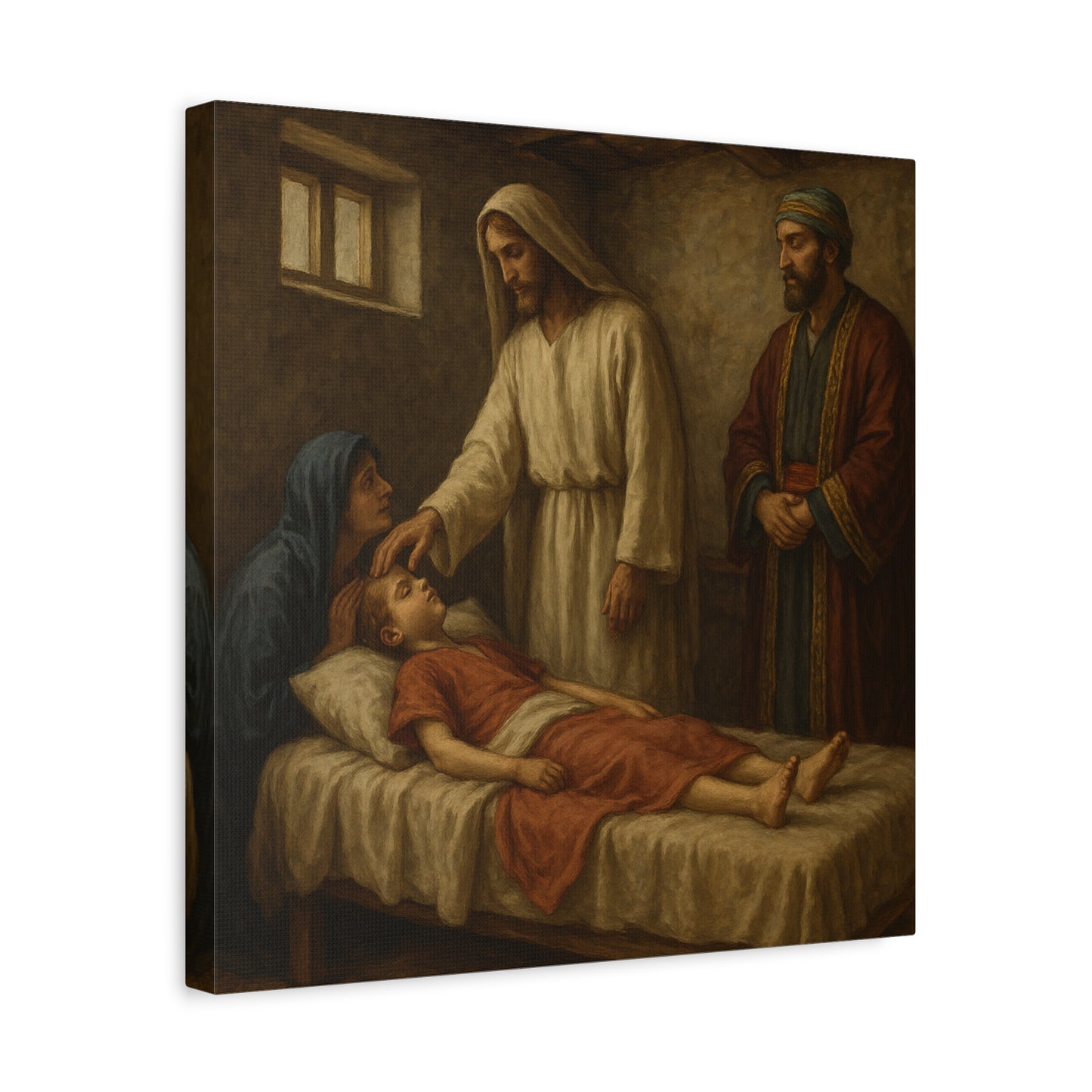 “The Healing Word – Jesus Restores the Nobleman’s Son” - Canvas Art