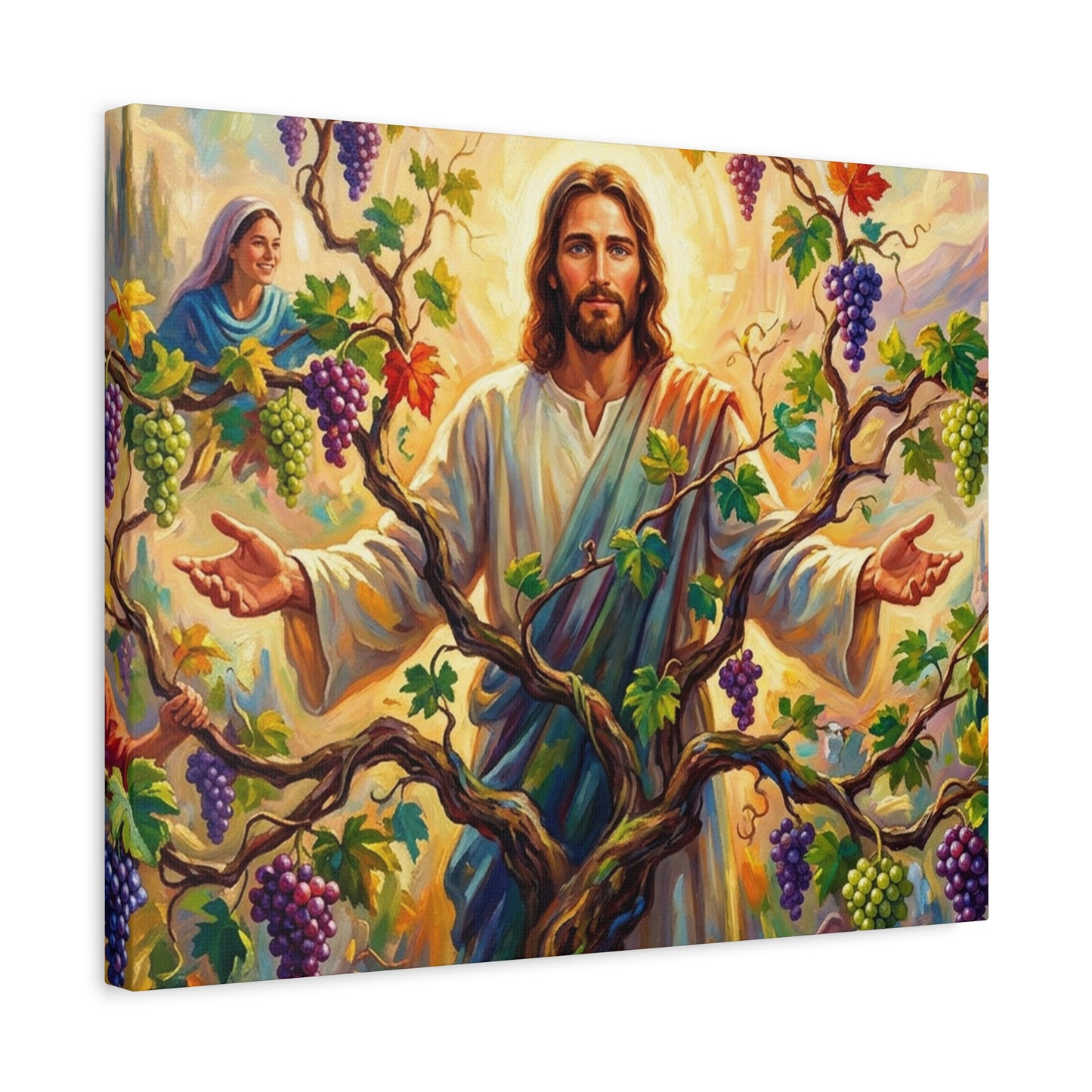 “I Am the True Vine - Abide in My Love” - Canvas Art