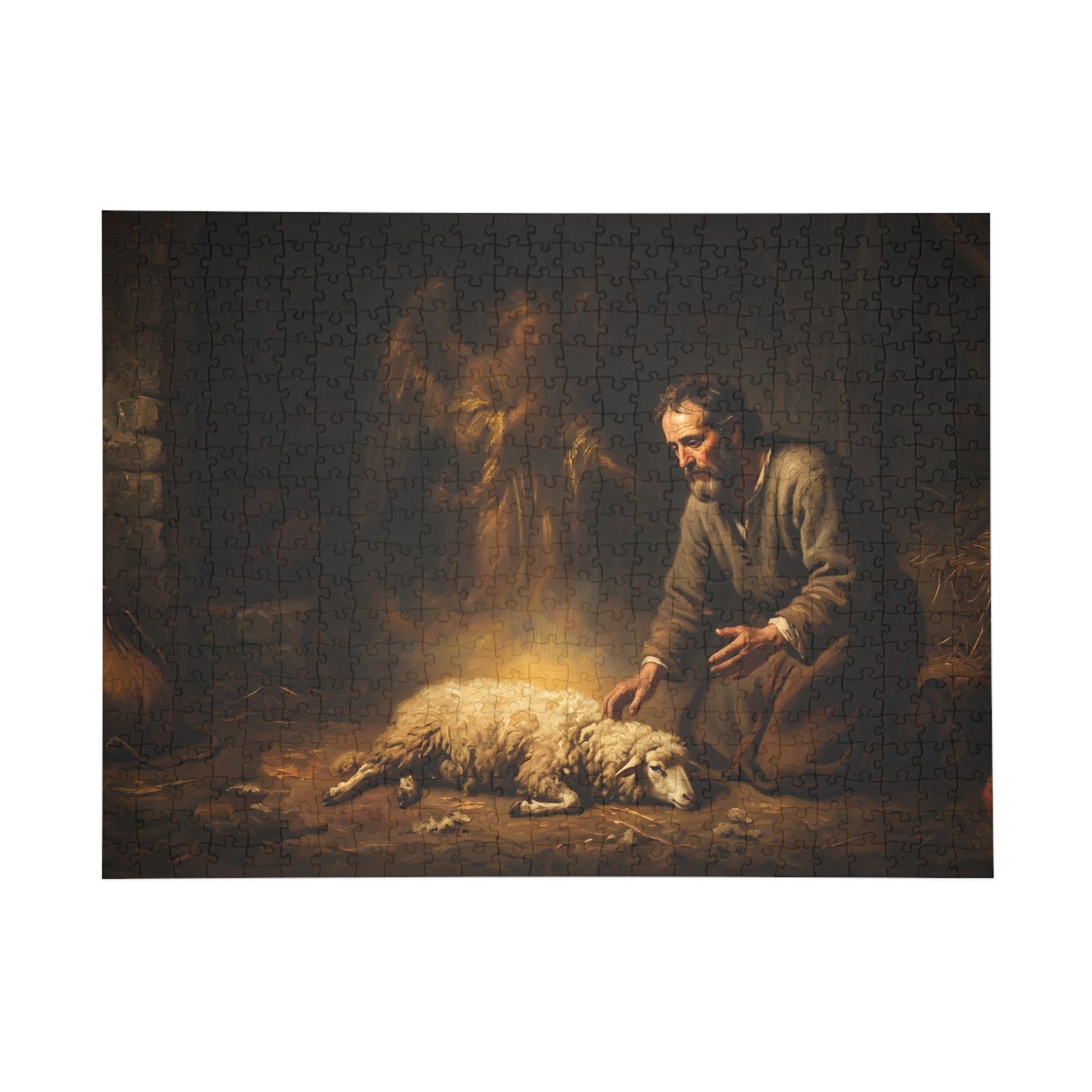 “Gideon's Fleece - Seeking Confirmation from God” - Jigsaw Puzzle