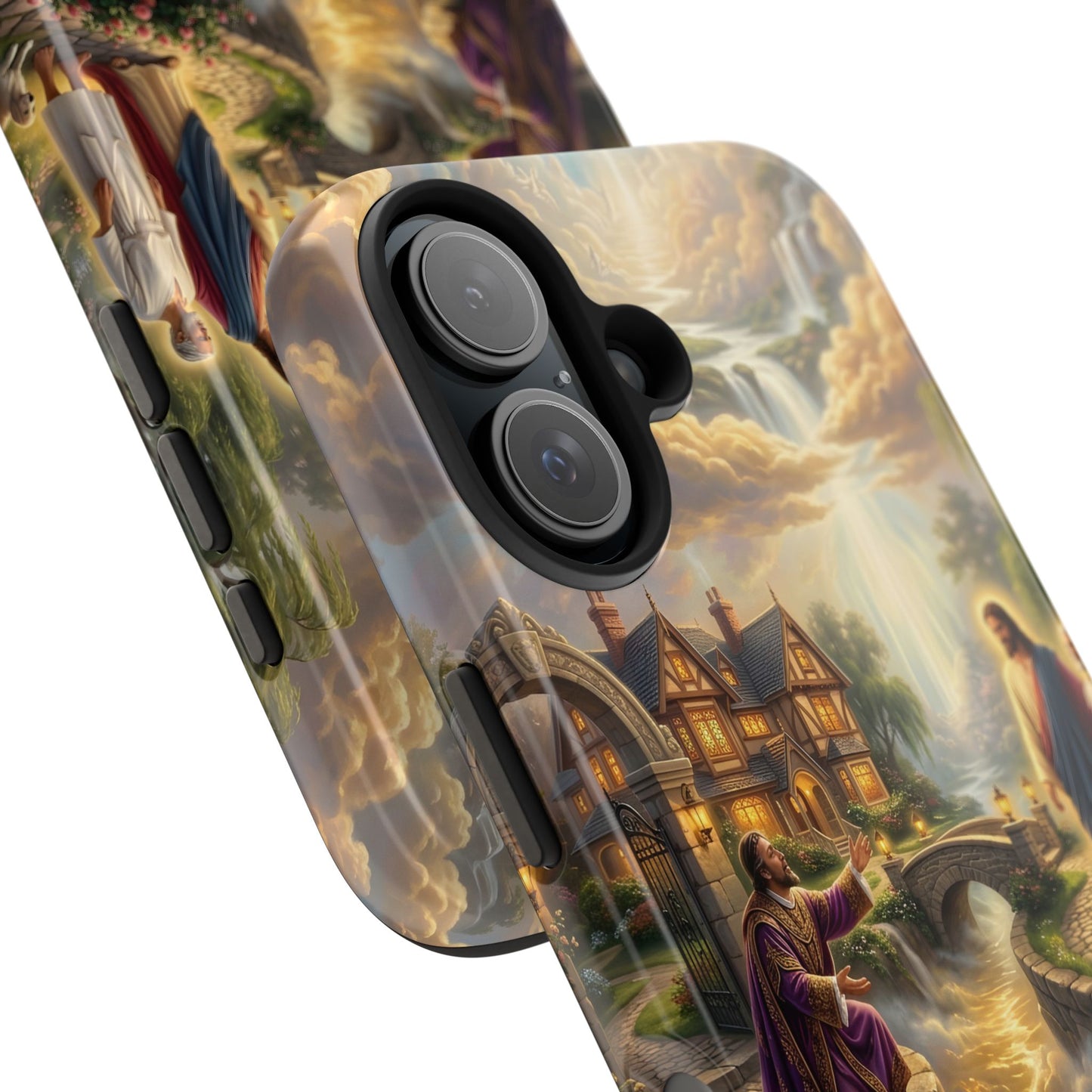“The Great Reversal - Lazarus at the Rich Man’s Gate” - Phone Case