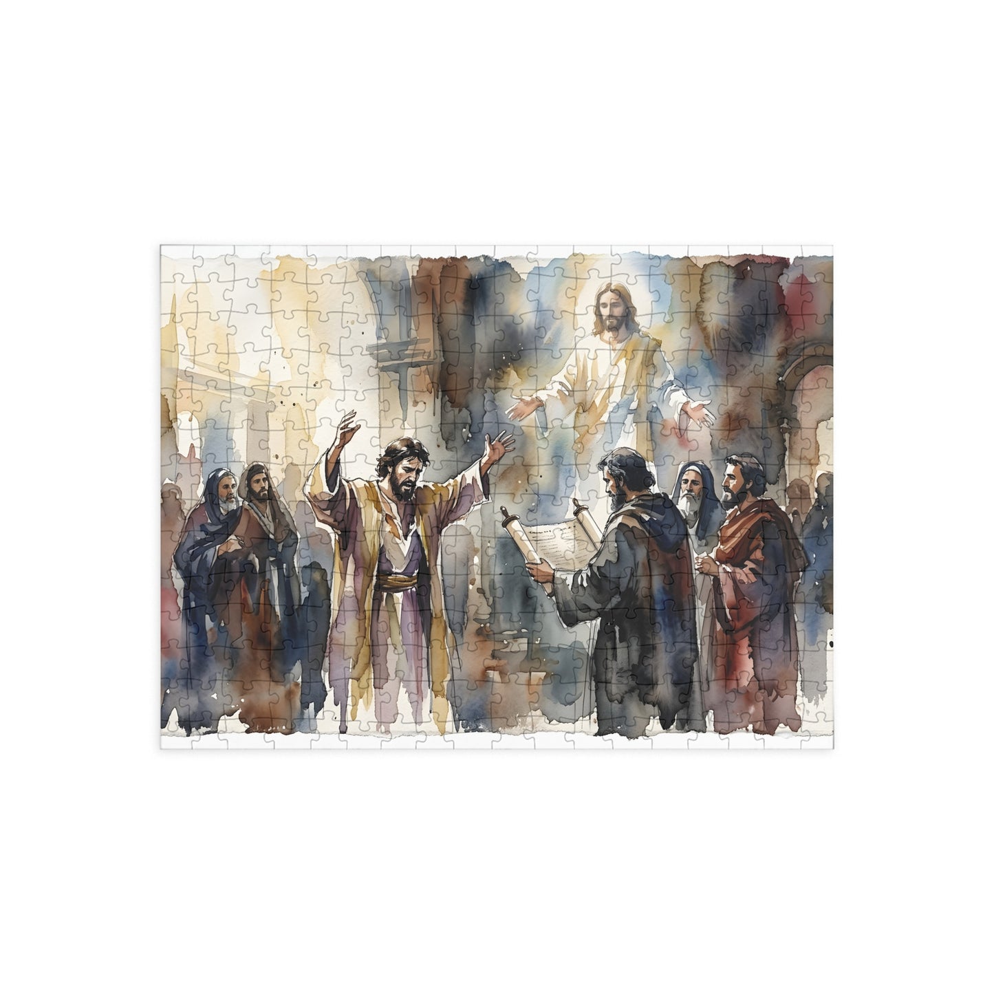 “Hearts Unveiled - Josiah's Repentance” - Jigsaw Puzzle