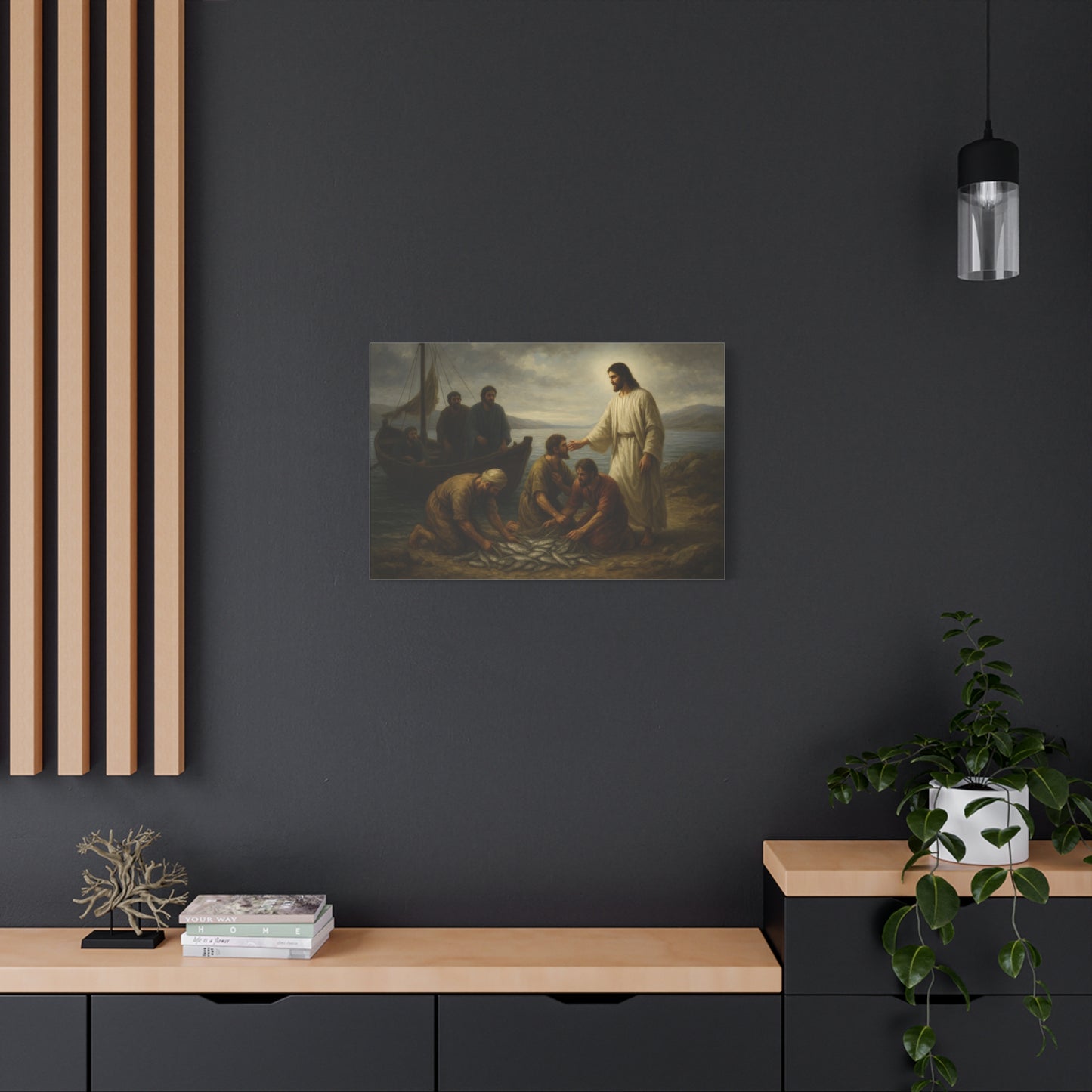“The Miraculous Catch – John 21:1–14” - Canvas Art
