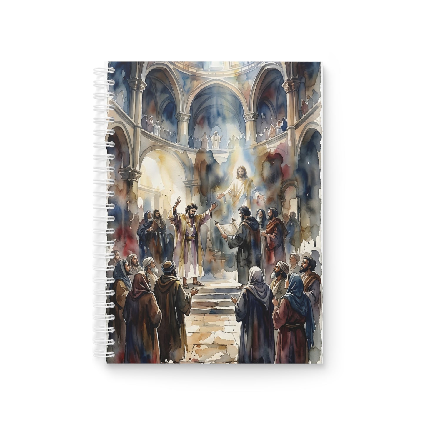 “Hearts Unveiled - Josiah's Repentance” - Spiral Notebook