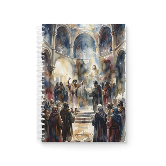 “Hearts Unveiled - Josiah's Repentance” - Spiral Notebook