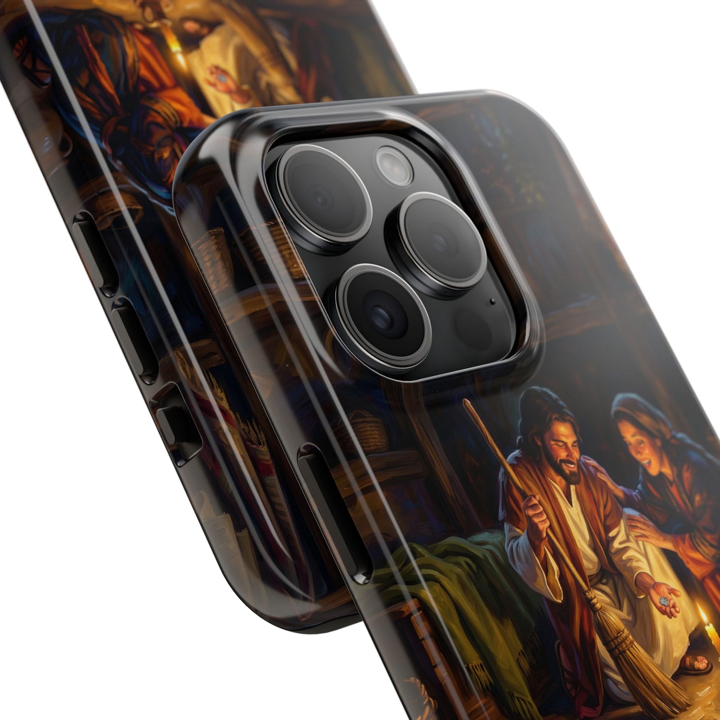 “Lost and Found - The Sweeping Woman of Luke 15” - Phone Case