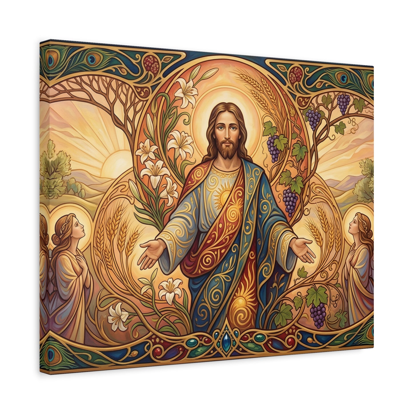 “New Mercies Every Morning - Golden Dawn of Hope” - Canvas Art