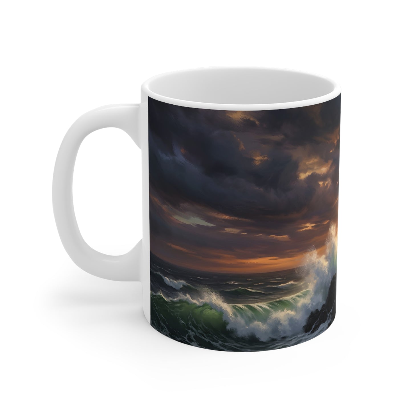 “Steadfast Hope - Lighthouse in the Storm” - Coffee Mug