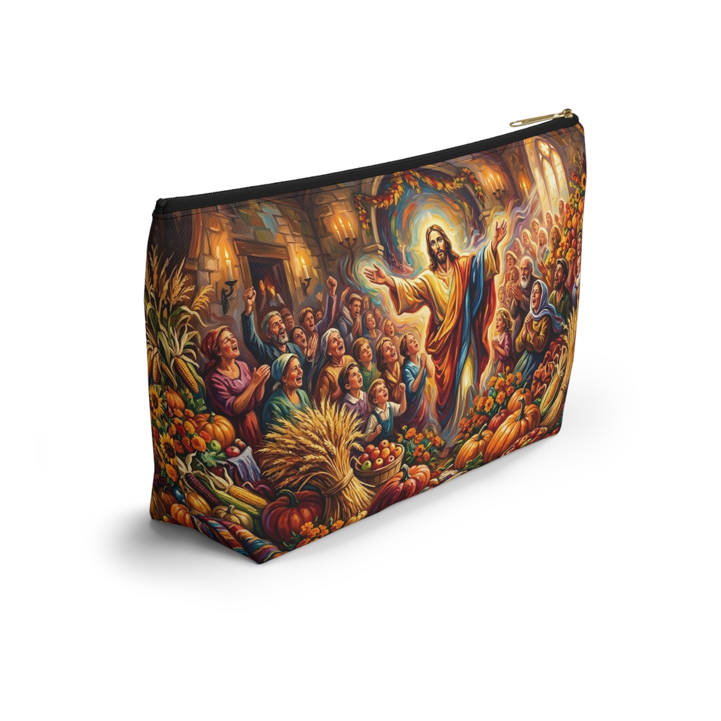 “Bountiful Blessings - A Harvest of Thanksgiving” - Accessory Pouch