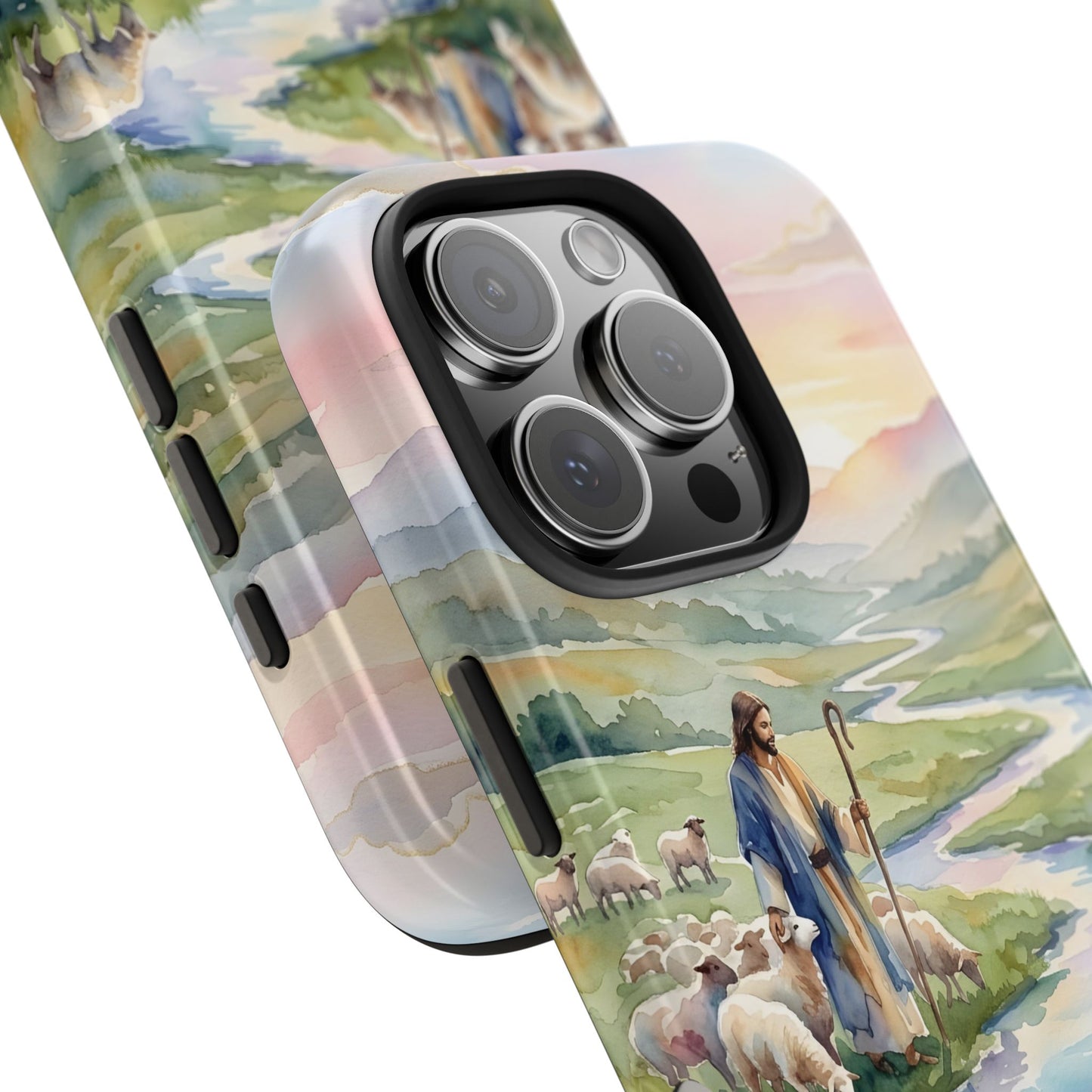 “Still Waters - Shepherd Leads His Flock” - Phone Case