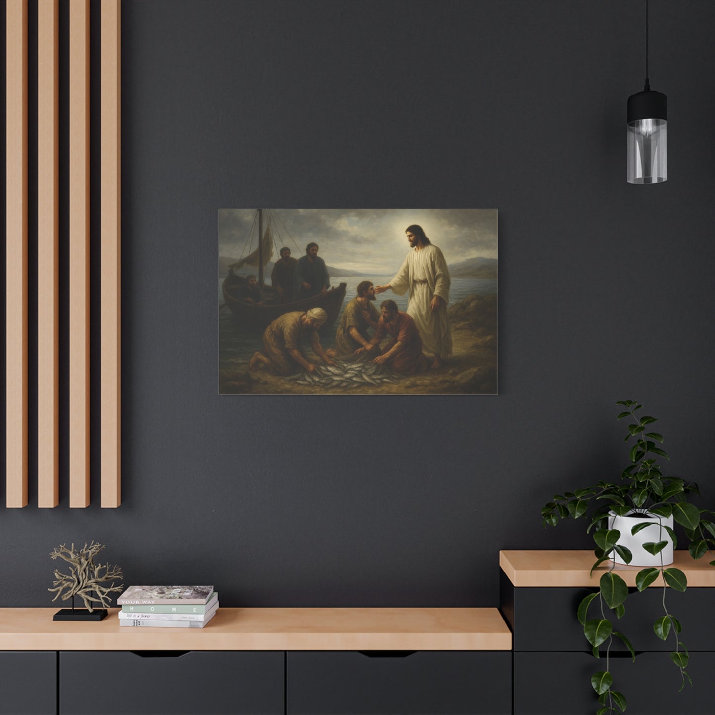 “The Miraculous Catch – John 21:1–14” - Canvas Art