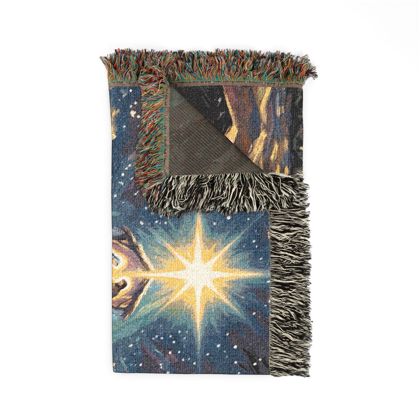 “Journey to Bethlehem - Wise Men Follow the Star” - Woven Blanket