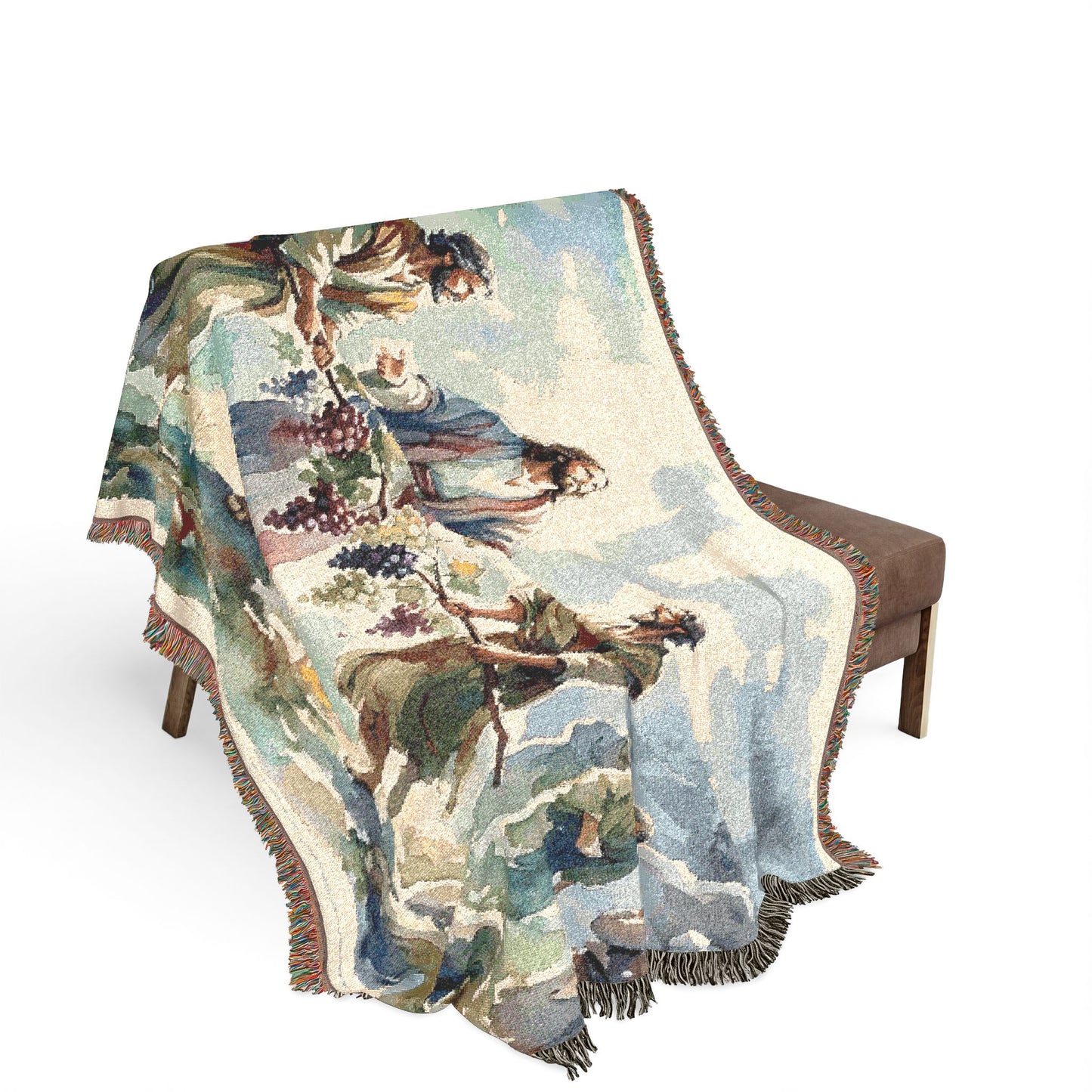 “Promised Land - The Spies Return from Canaan” - Woven Blanket