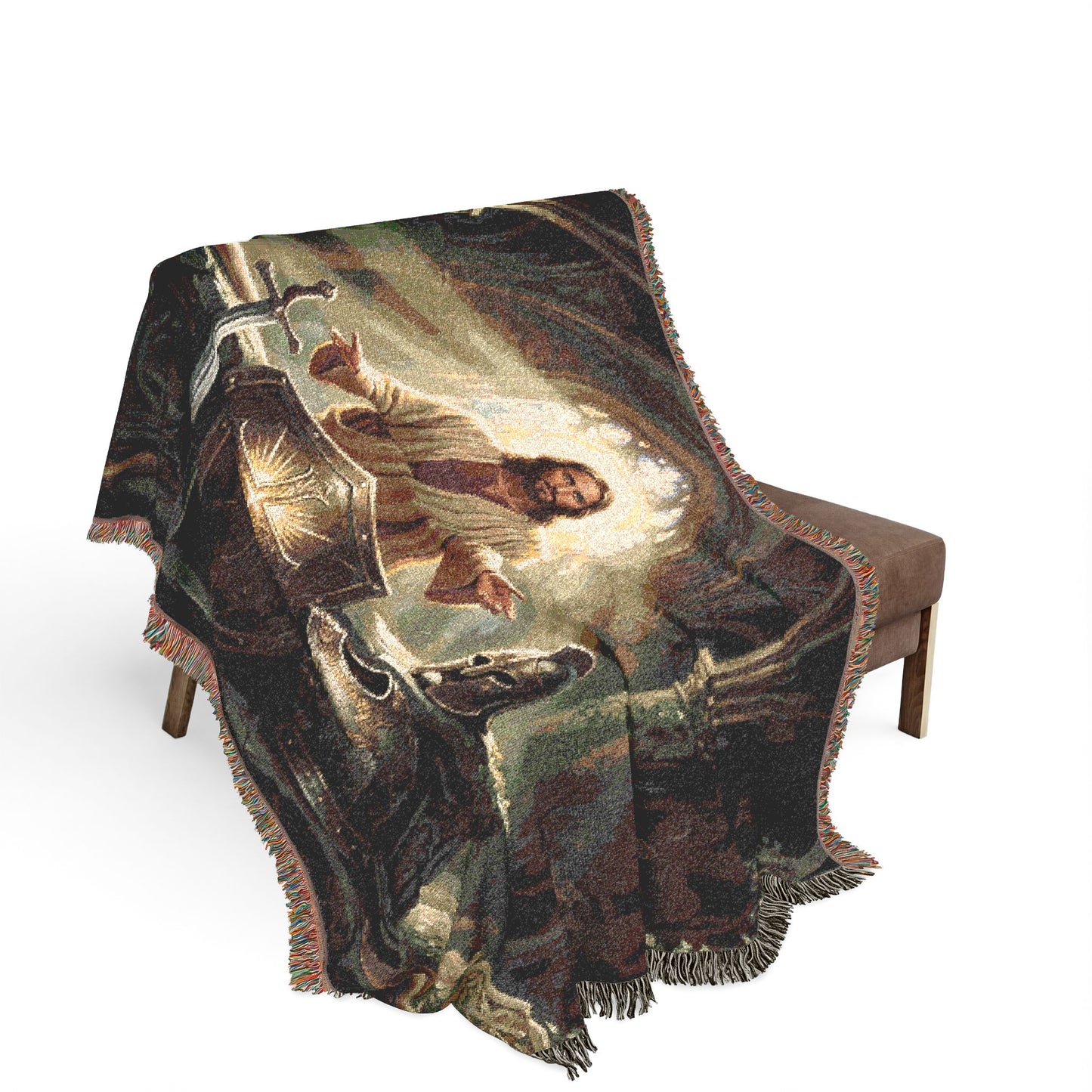 “Stand Firm - The Armor of God” - Woven Blanket