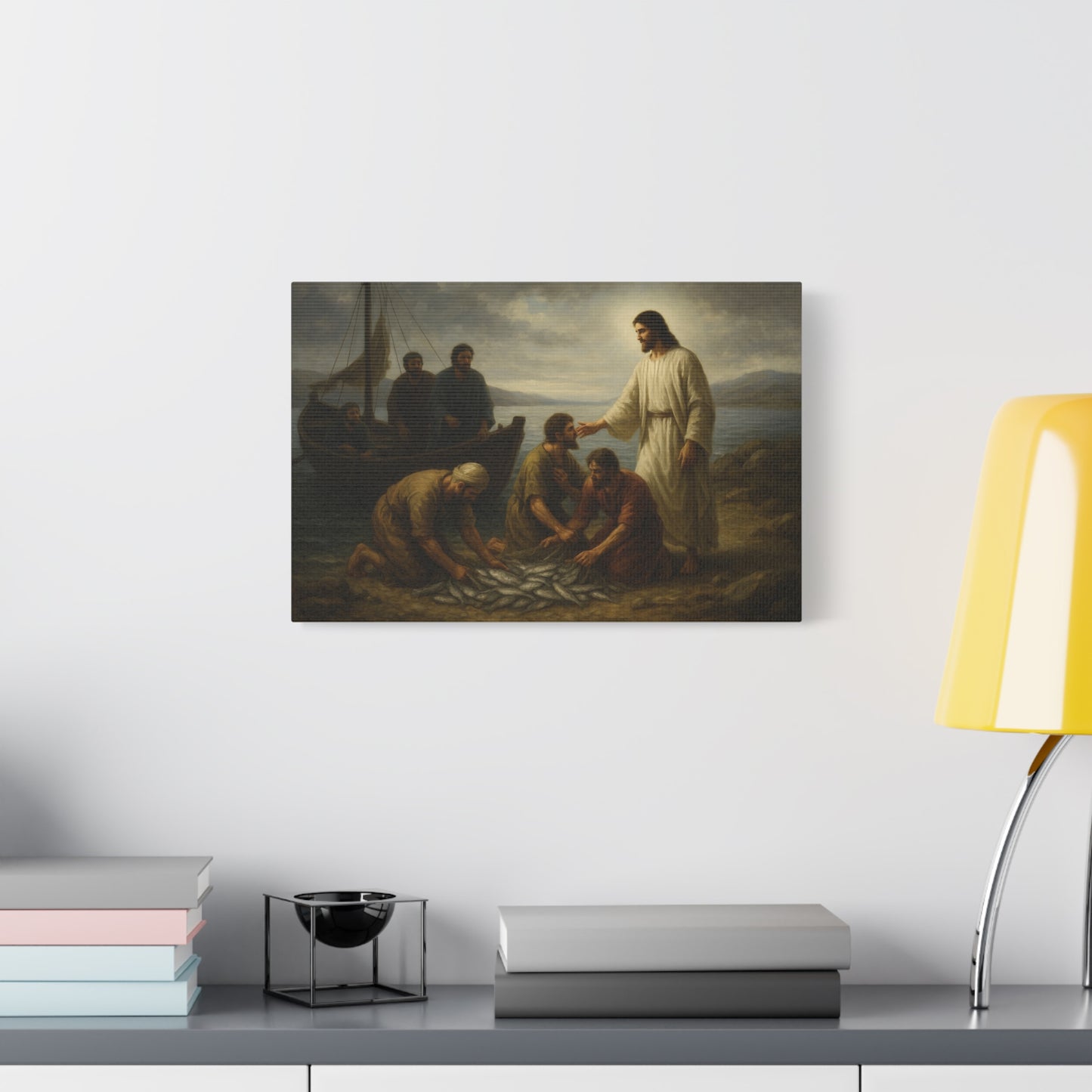 “The Miraculous Catch – John 21:1–14” - Canvas Art