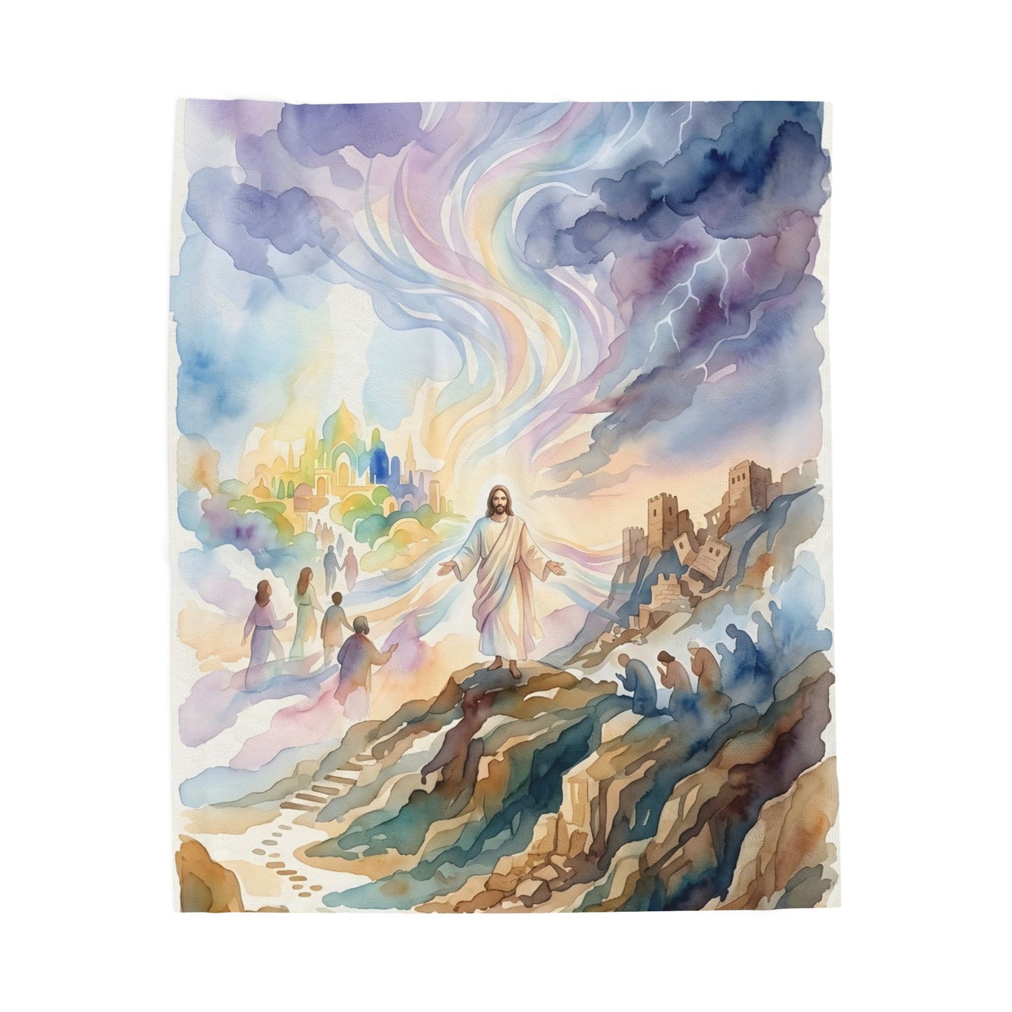 “Pride's Downfall - Obadiah's Prophecy” - Plush Blanket
