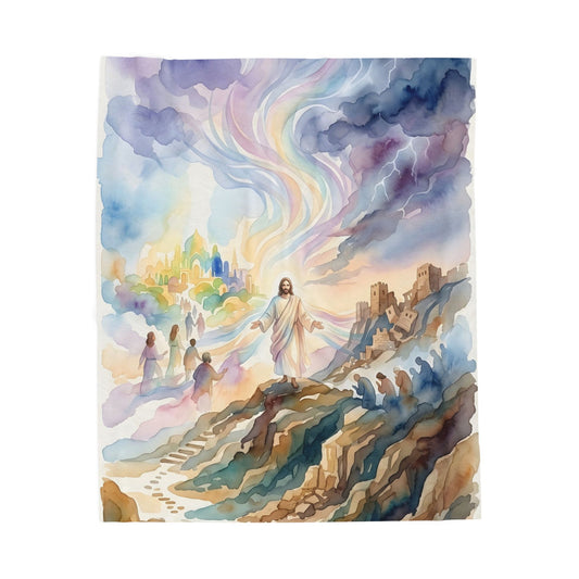 “Pride's Downfall - Obadiah's Prophecy” - Plush Blanket