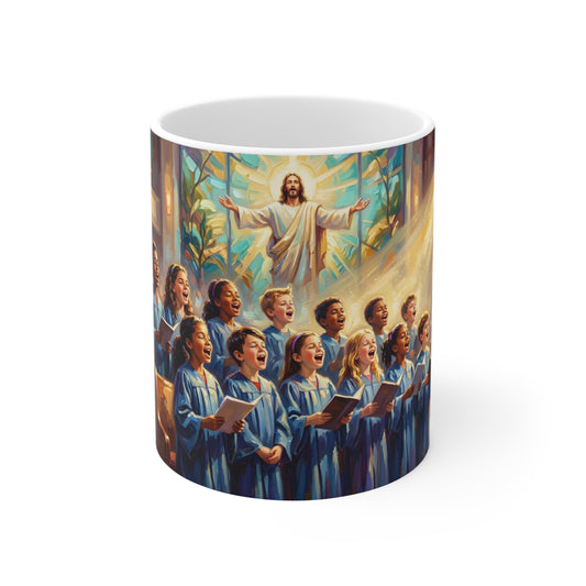 “Make a Joyful Noise - Children Sing Praise” - Coffee Mug