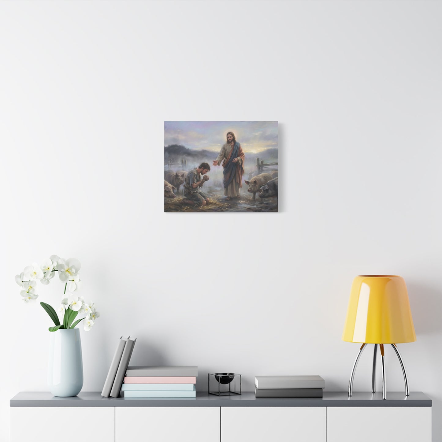 “Turning Point - The Prodigal Son's Repentance” - Canvas Art