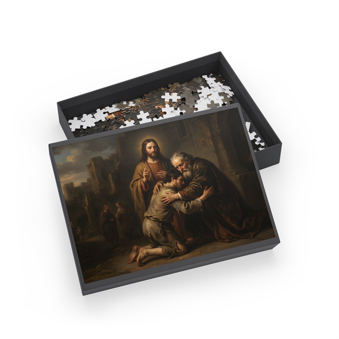 The prodigal son running toward his father - Jigsaw Puzzle