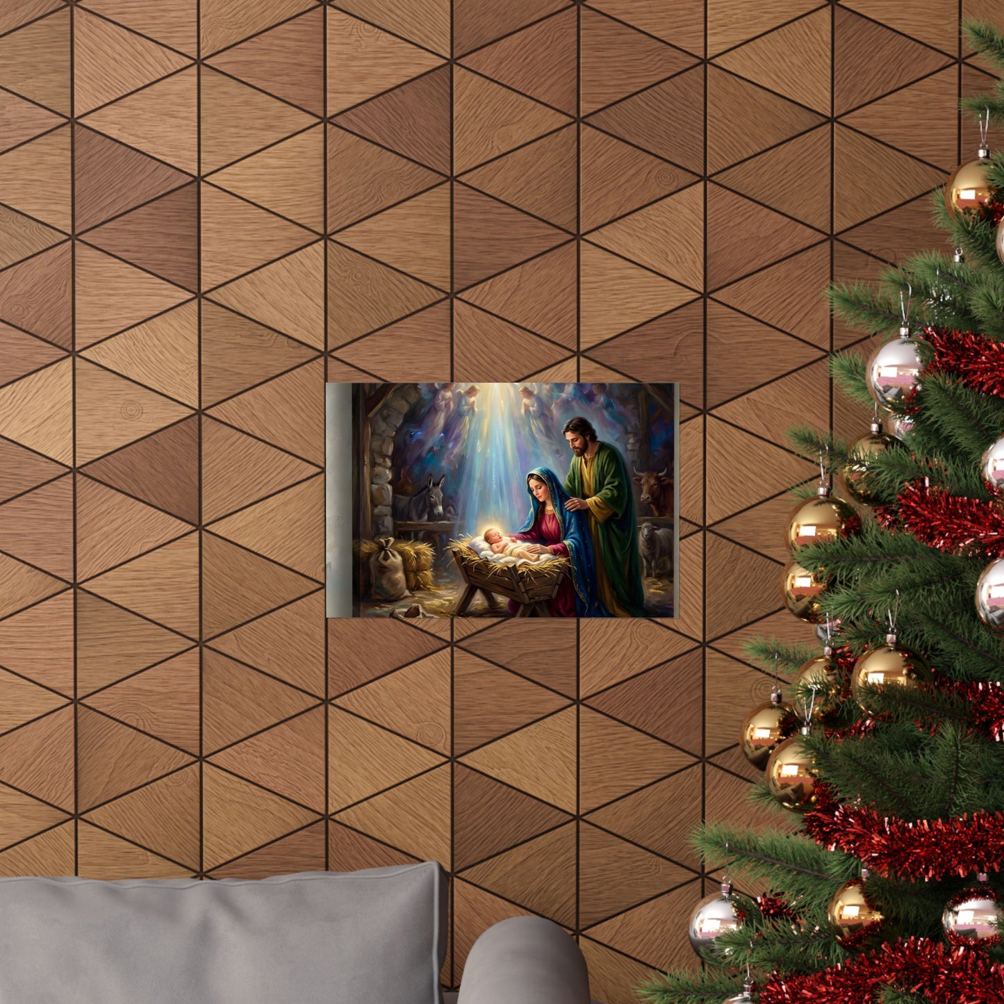 “Prince of Peace - Holy Family in Bethlehem” - Poster