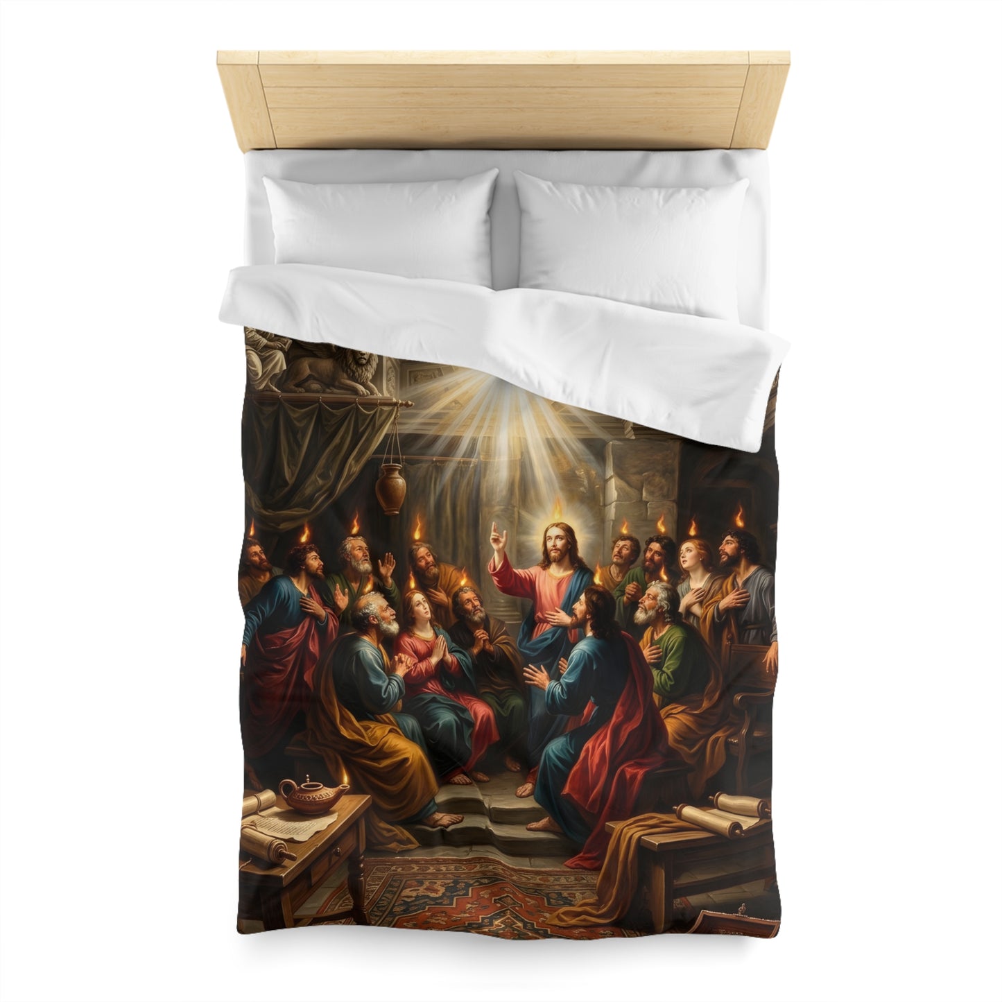 “Tongues of Fire - The Pentecost Outpouring” - Duvet Cover