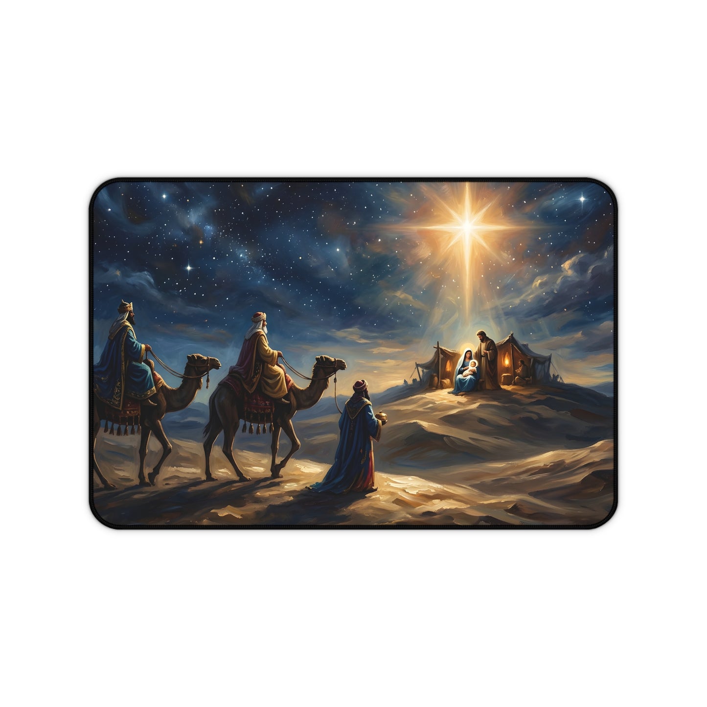 “Journey to the King - Wise Men Seek the Christ Child” - Desk Mat
