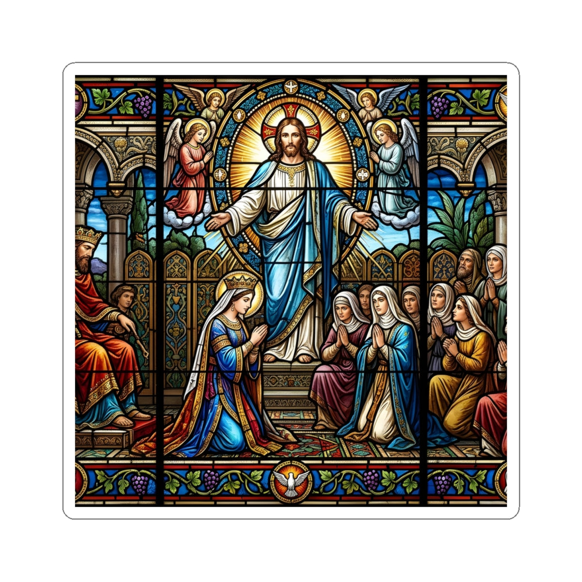 “For Such a Time As This - Esther Before King Ahasuerus” - Sticker