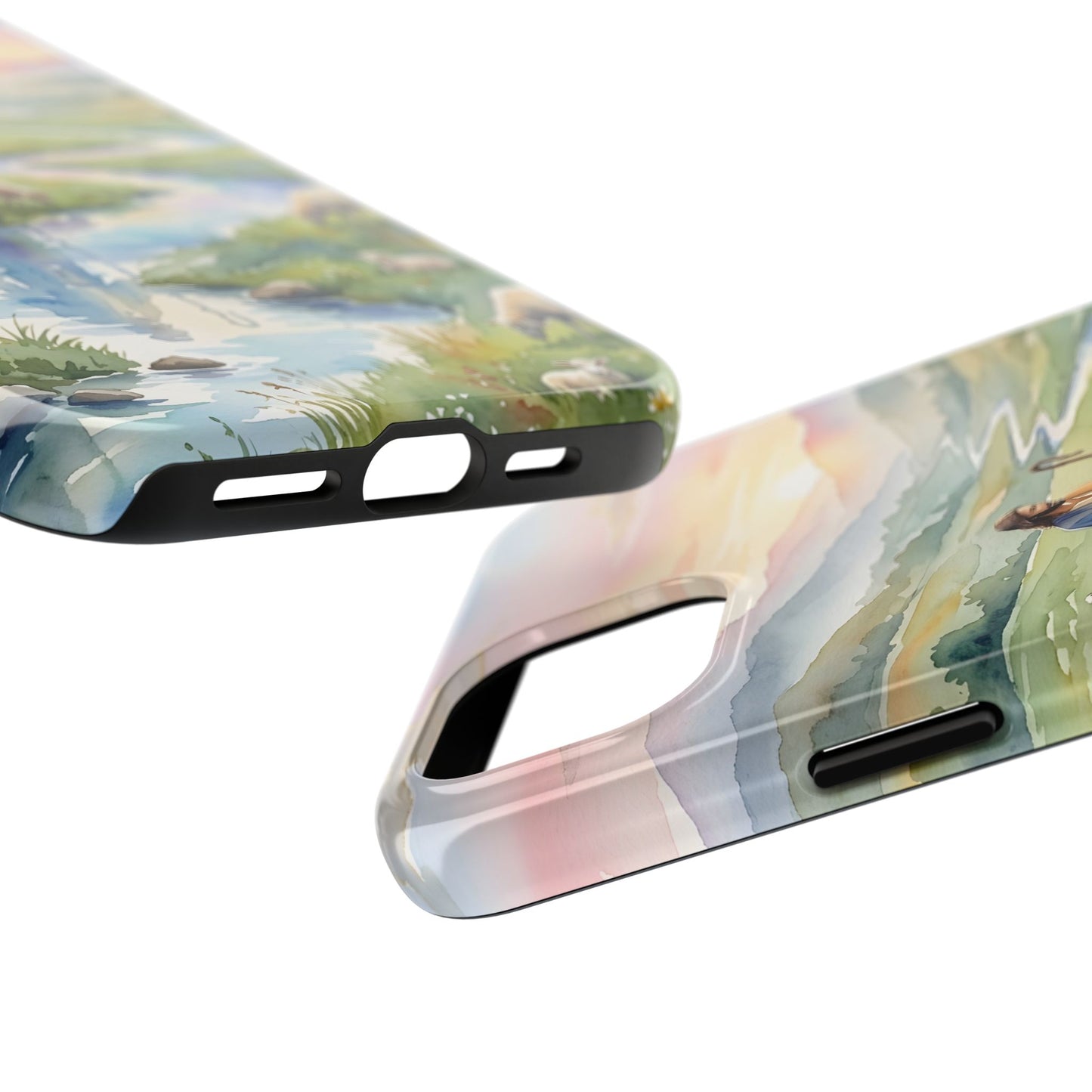 “Still Waters - Shepherd Leads His Flock” - Phone Case