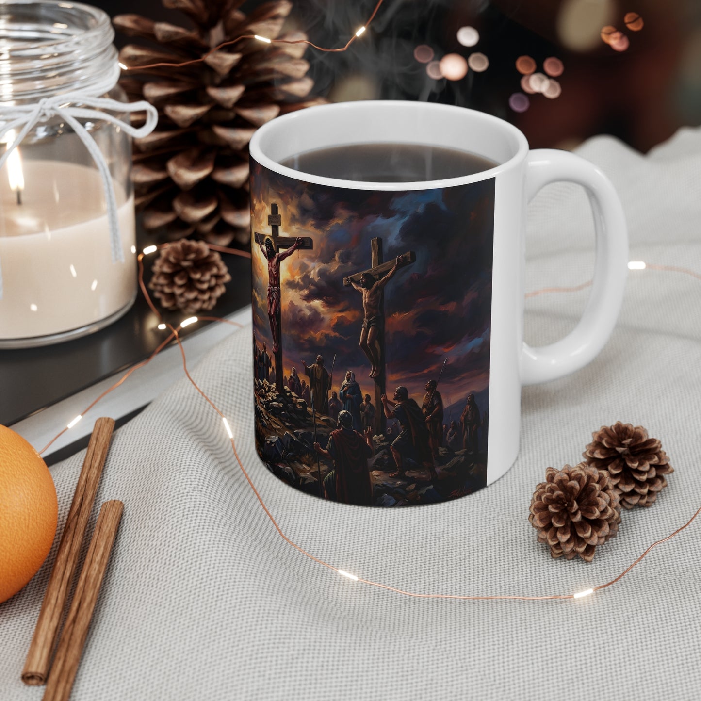“It Is Finished - The Crucifixion at Calvary” - Coffee Mug