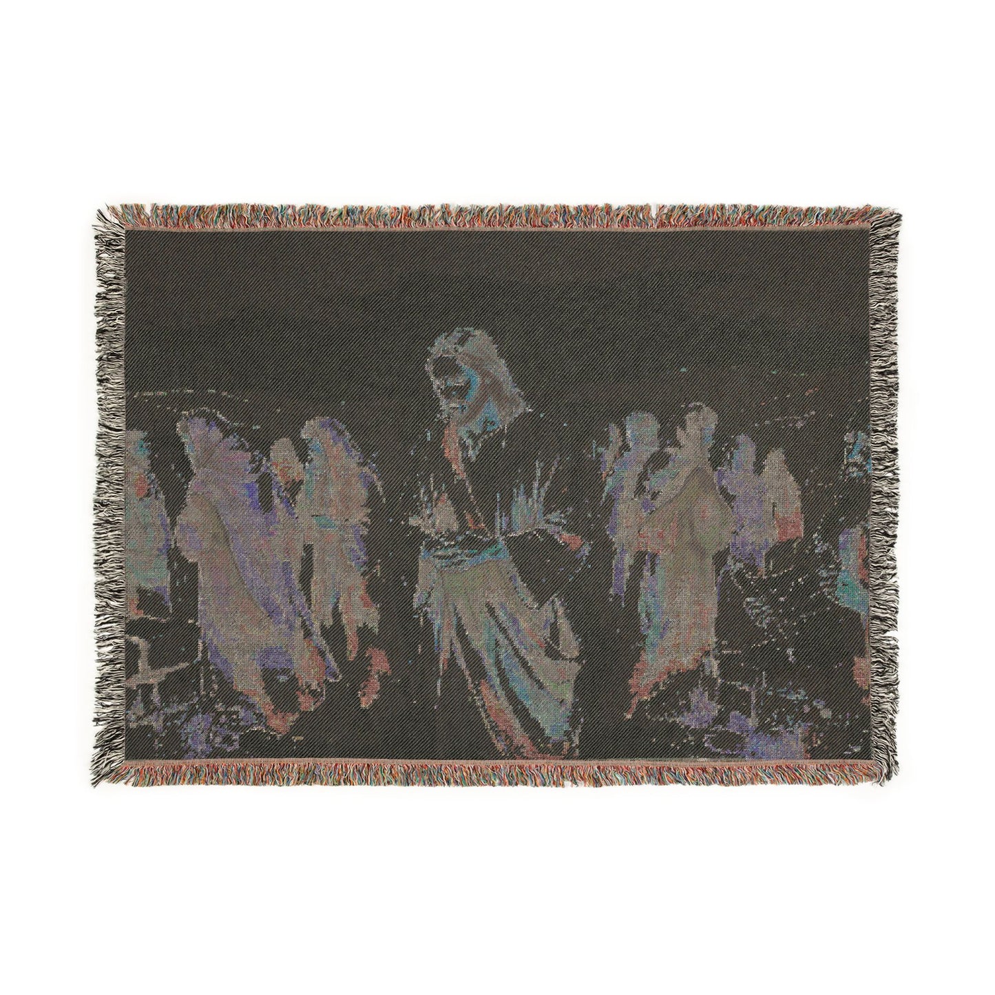 Isaiah prophesying the suffering servant - Woven Blanket