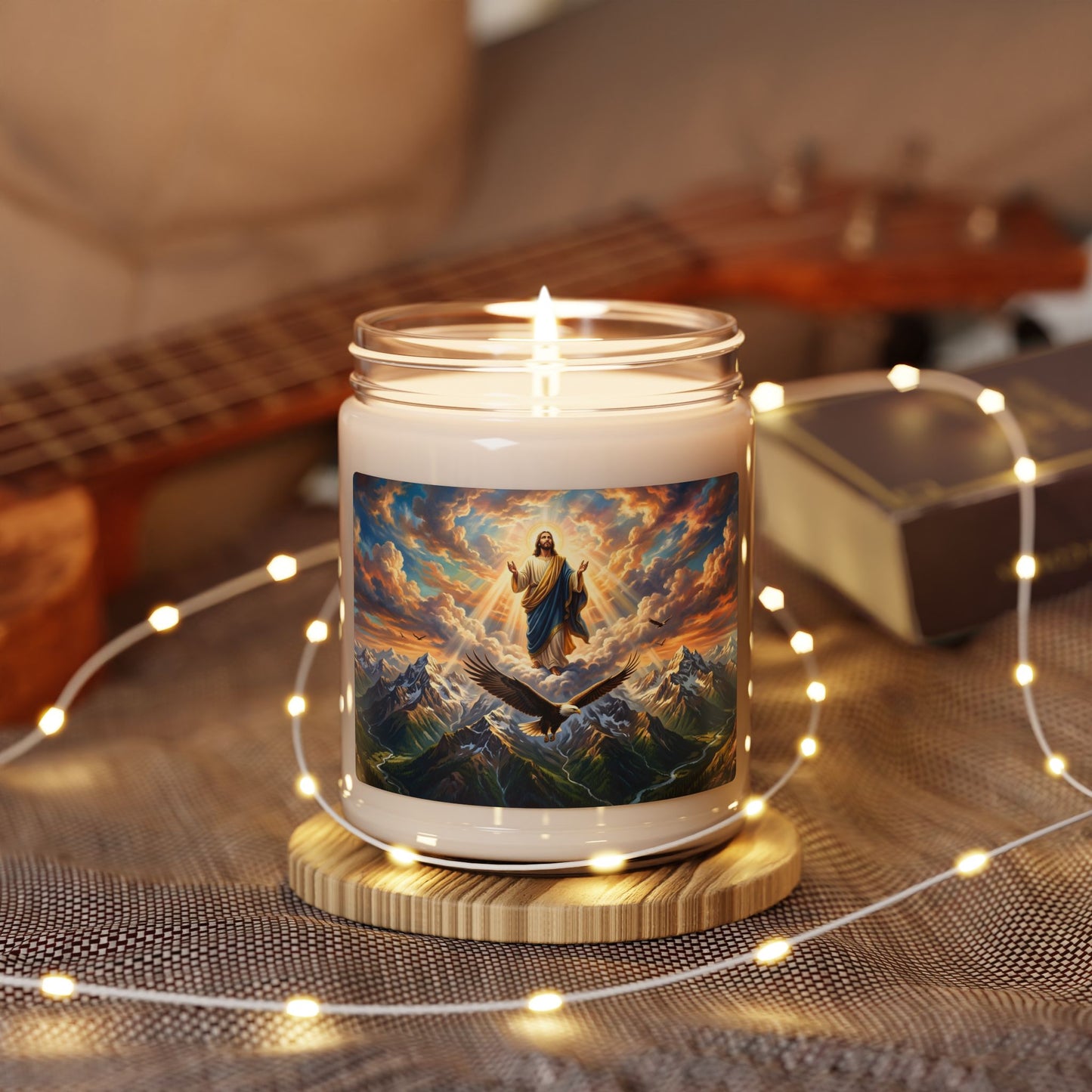 “Soaring Like Eagles - Hope in the Lord Over Mountains” - Scented Candle