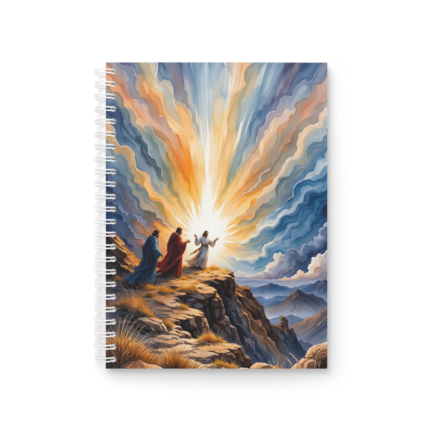 “Glorious Light - The Transfiguration of Christ” - Spiral Notebook