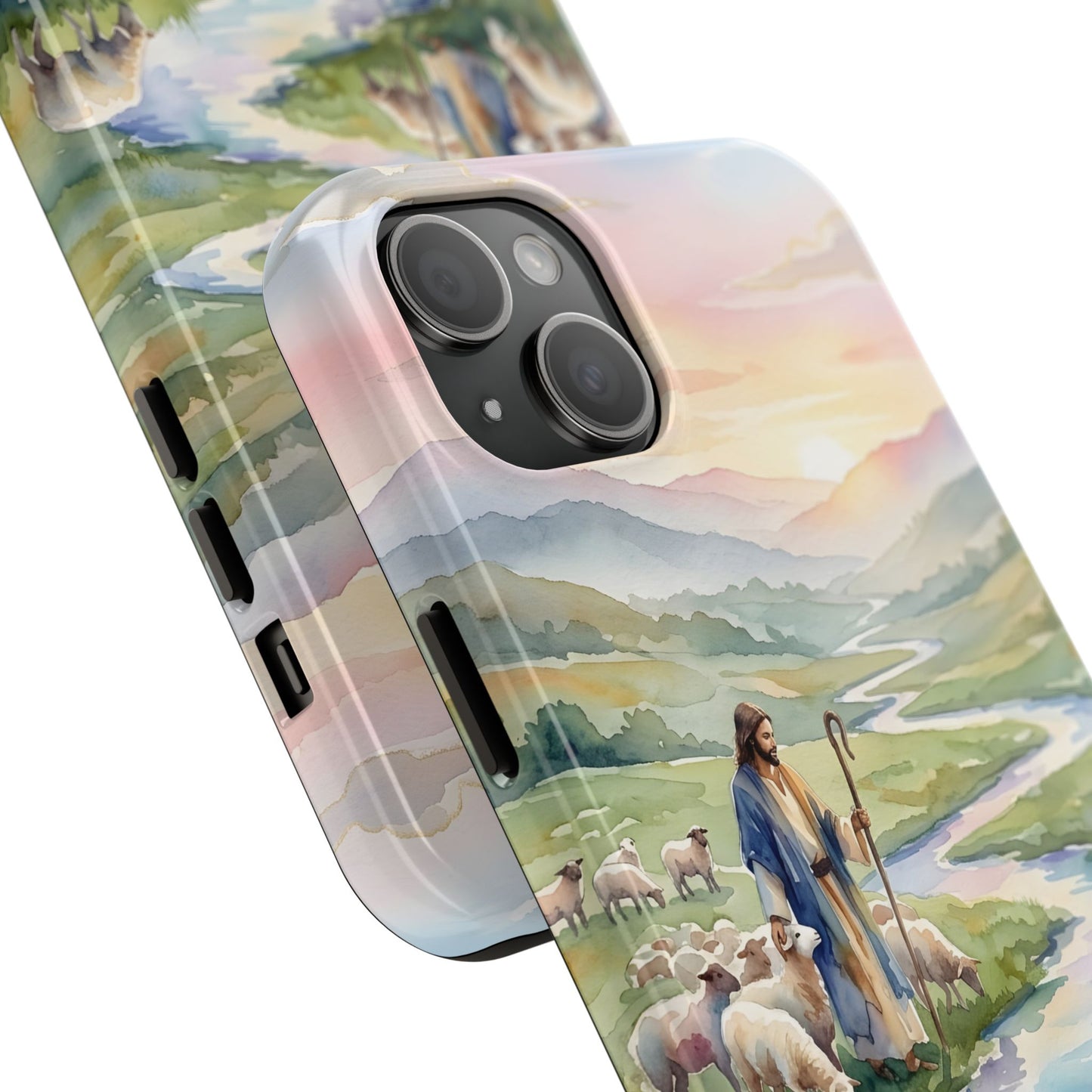“Still Waters - Shepherd Leads His Flock” - Phone Case