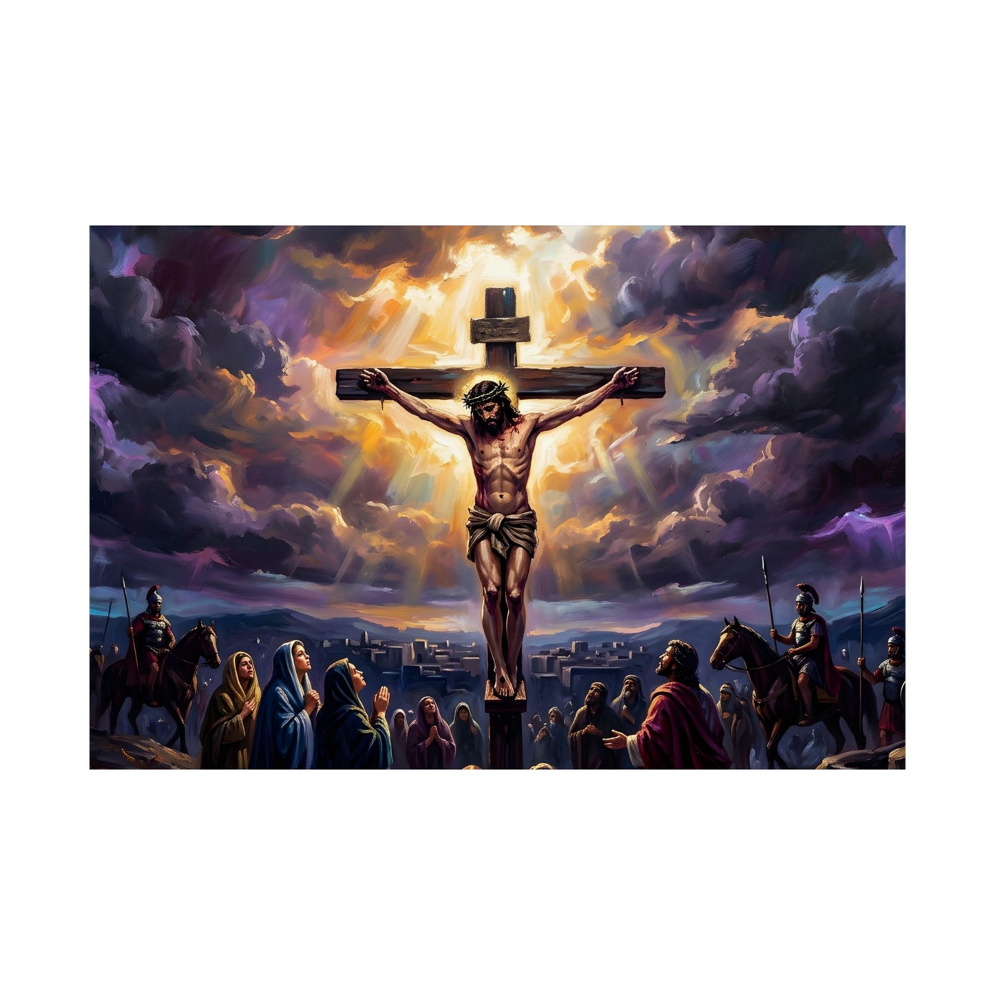 “It Is Finished - The Crucifixion at Calvary” - Poster