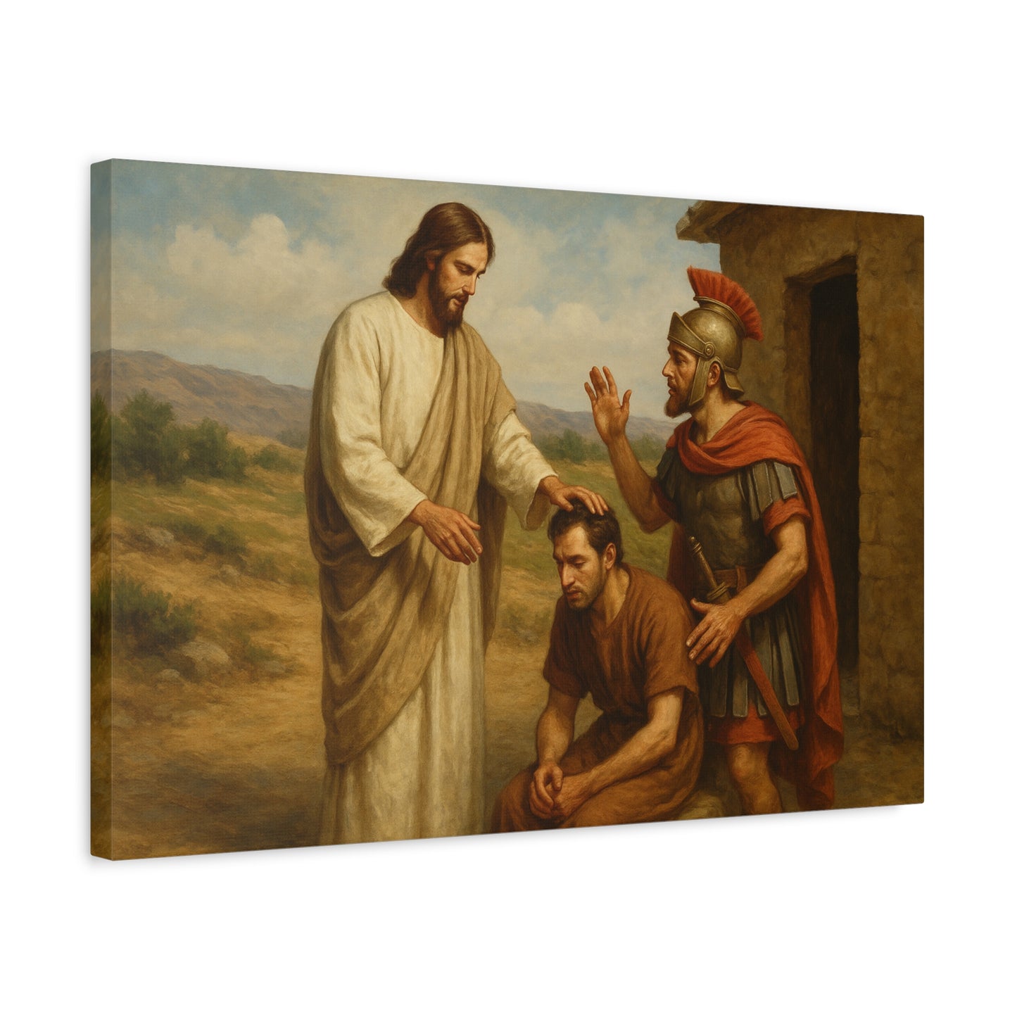 “Great Faith – Jesus Heals the Centurion’s Servant” - Canvas Art