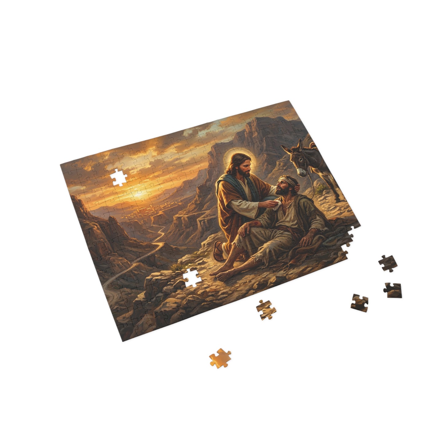“The Good Samaritan - Compassion on the Jericho Road” - Jigsaw Puzzle