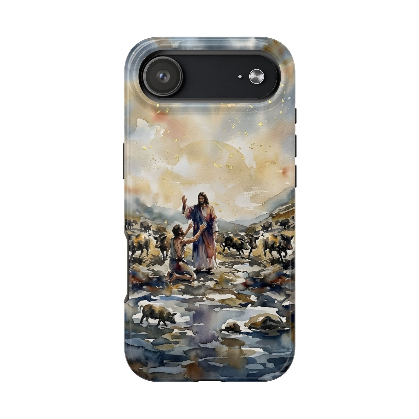 “Unchained - Jesus and the Demoniac” - Phone Case