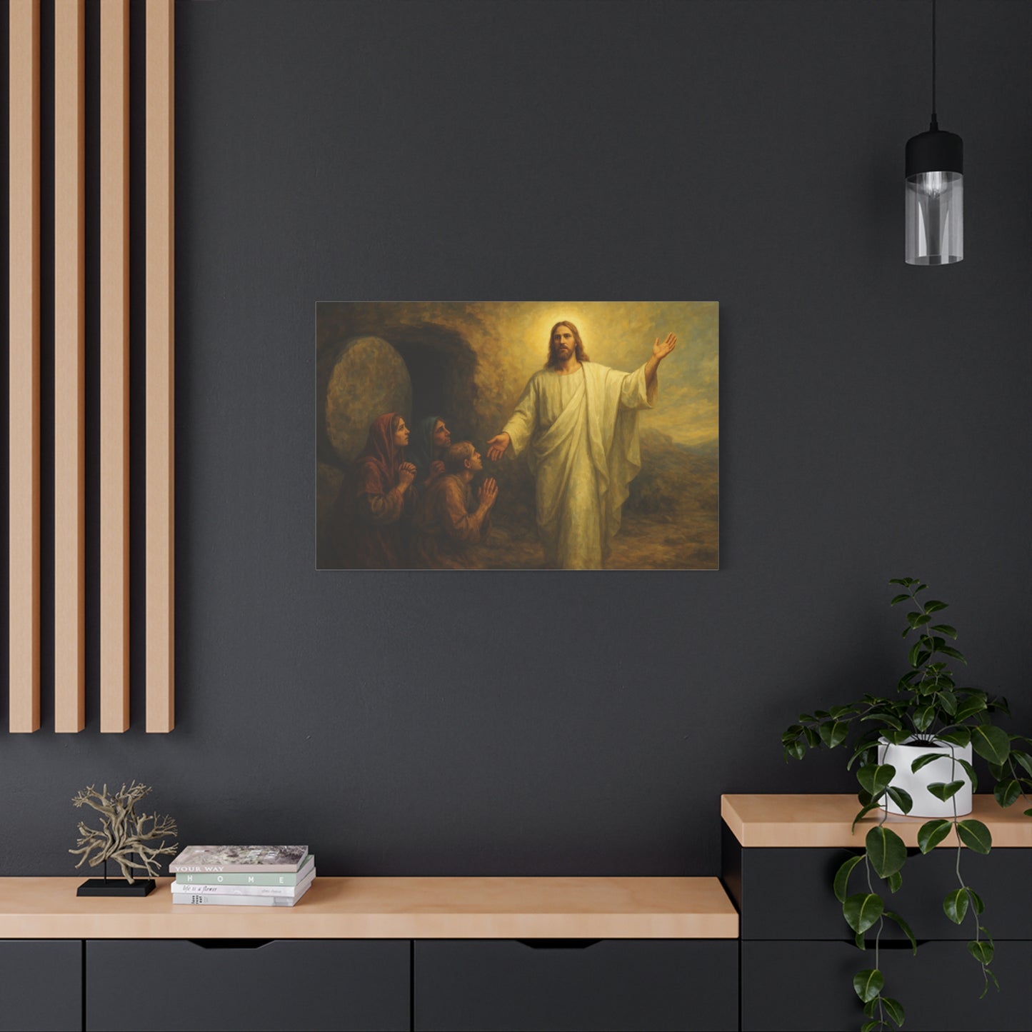 “Jesus Rose from the Dead – Luke 24:5–8” - Canvas Art