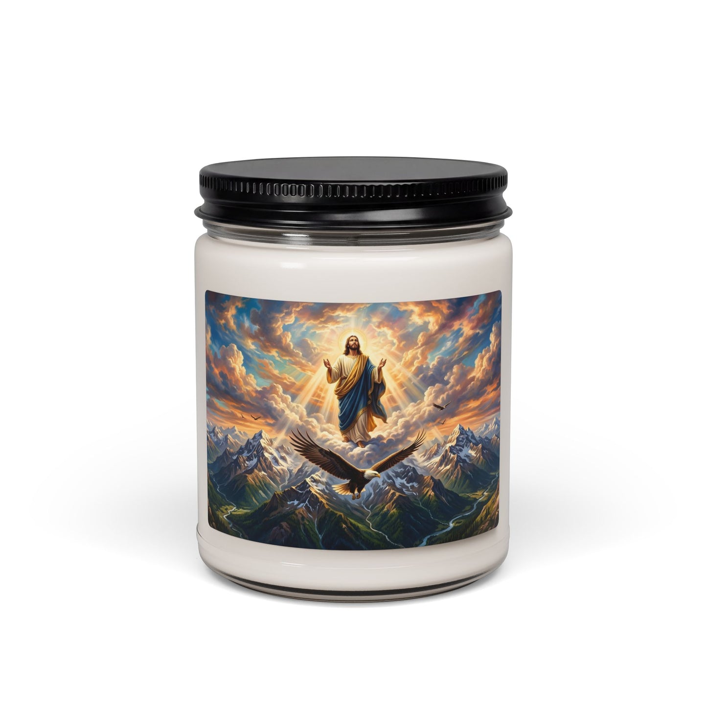 “Soaring Like Eagles - Hope in the Lord Over Mountains” - Scented Candle