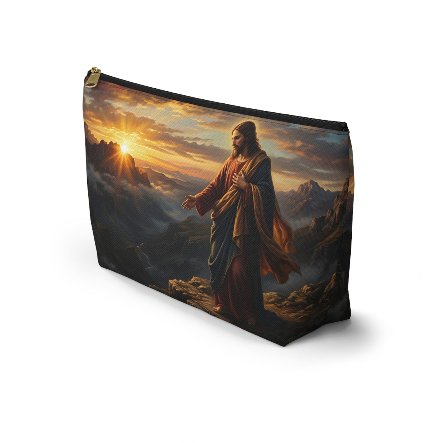 “Joy Comes in the Morning - Sunrise Over Dark Valley” - Accessory Pouch