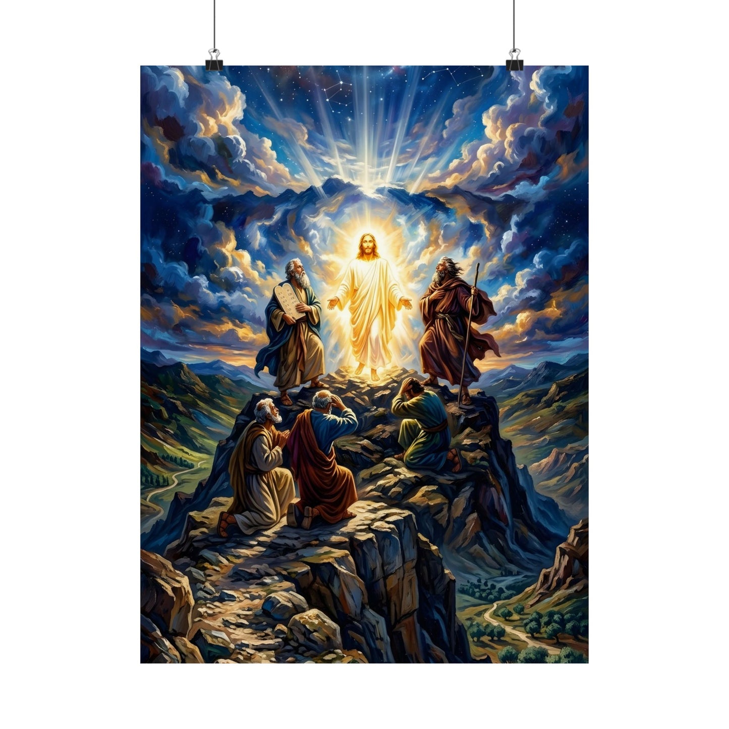 “Glorious Light - The Transfiguration of Jesus” - Poster