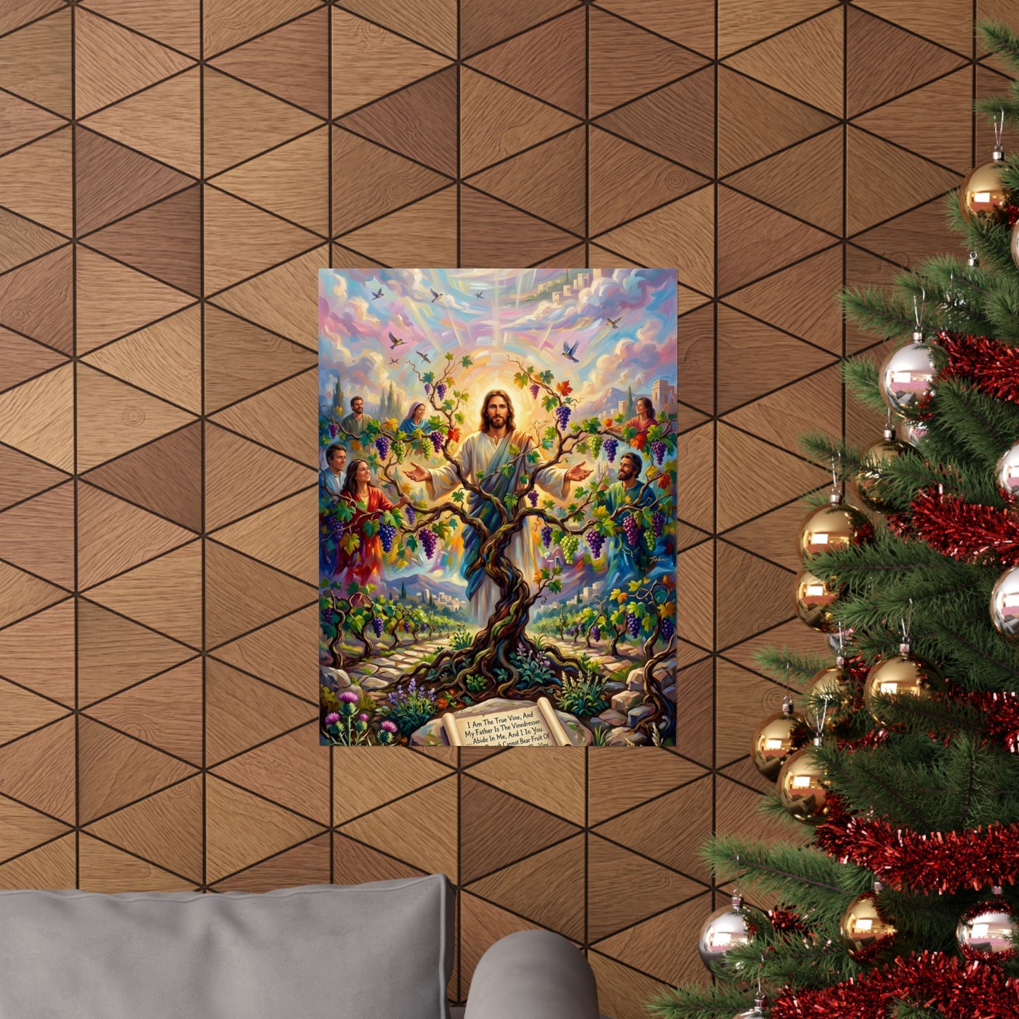 “I Am the True Vine - Abide in My Love” - Poster
