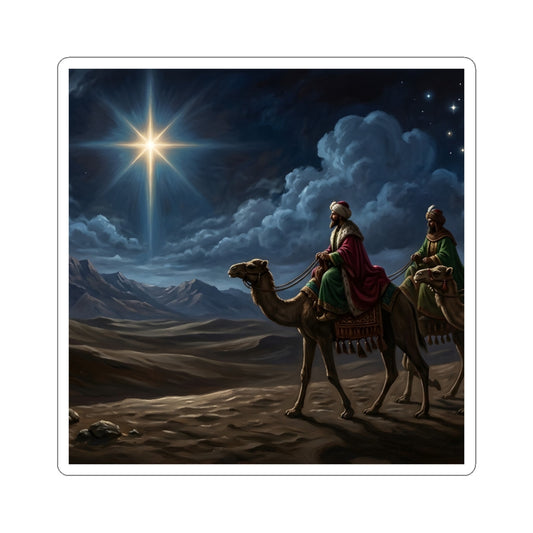“Journey to Bethlehem - Wise Men Follow the Star” - Sticker