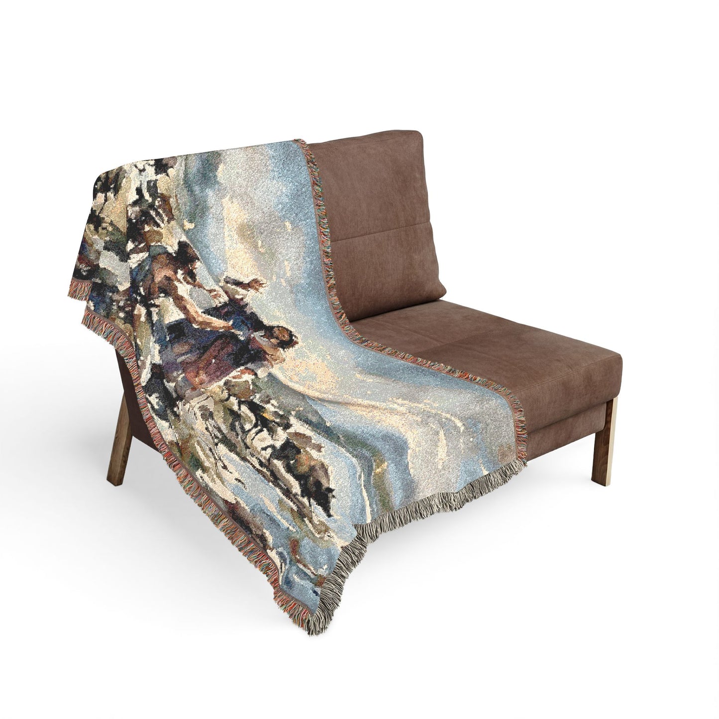 “Unchained - Jesus and the Demoniac” - Woven Blanket