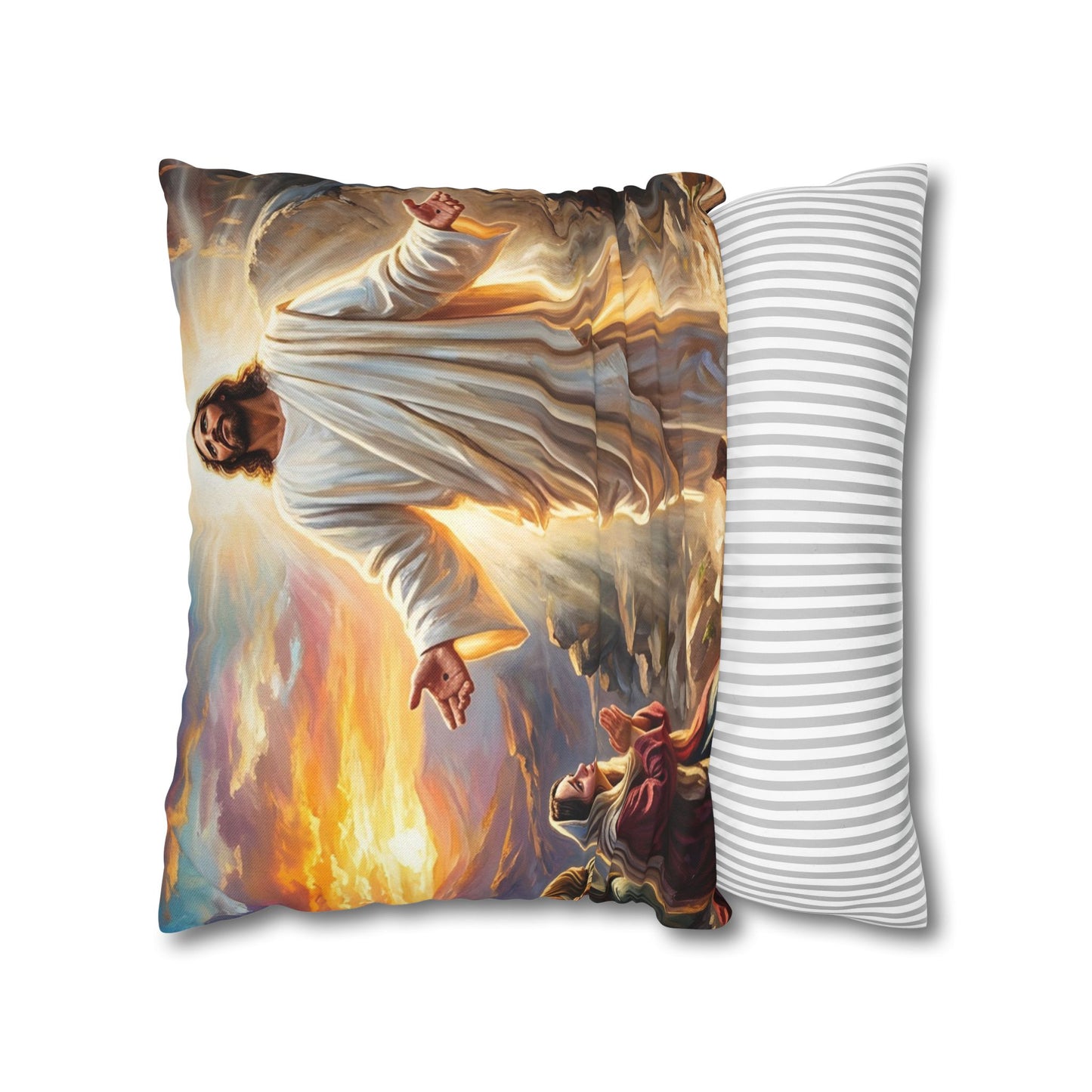 “He Is Risen - The Empty Tomb at Dawn” - Pillowcase