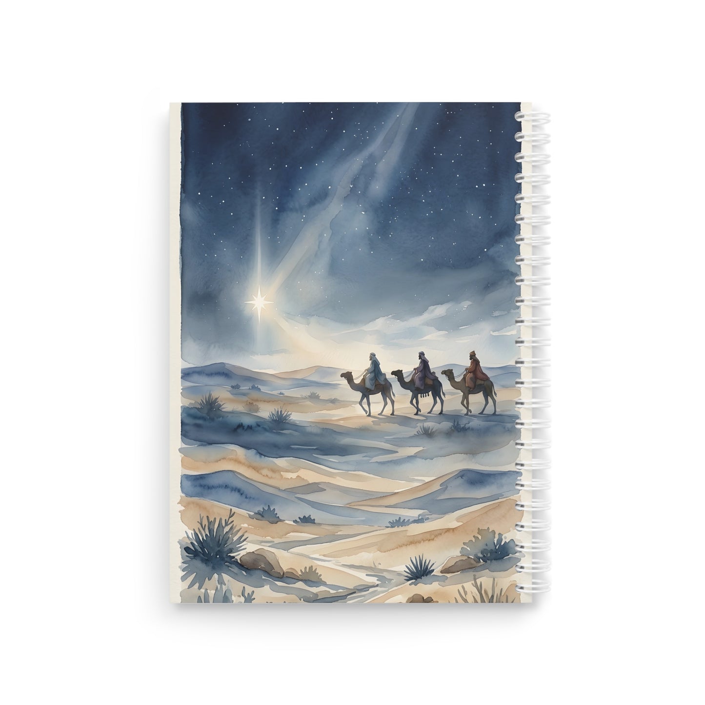“Star of Wonder - Journey of the Magi” - Spiral Notebook