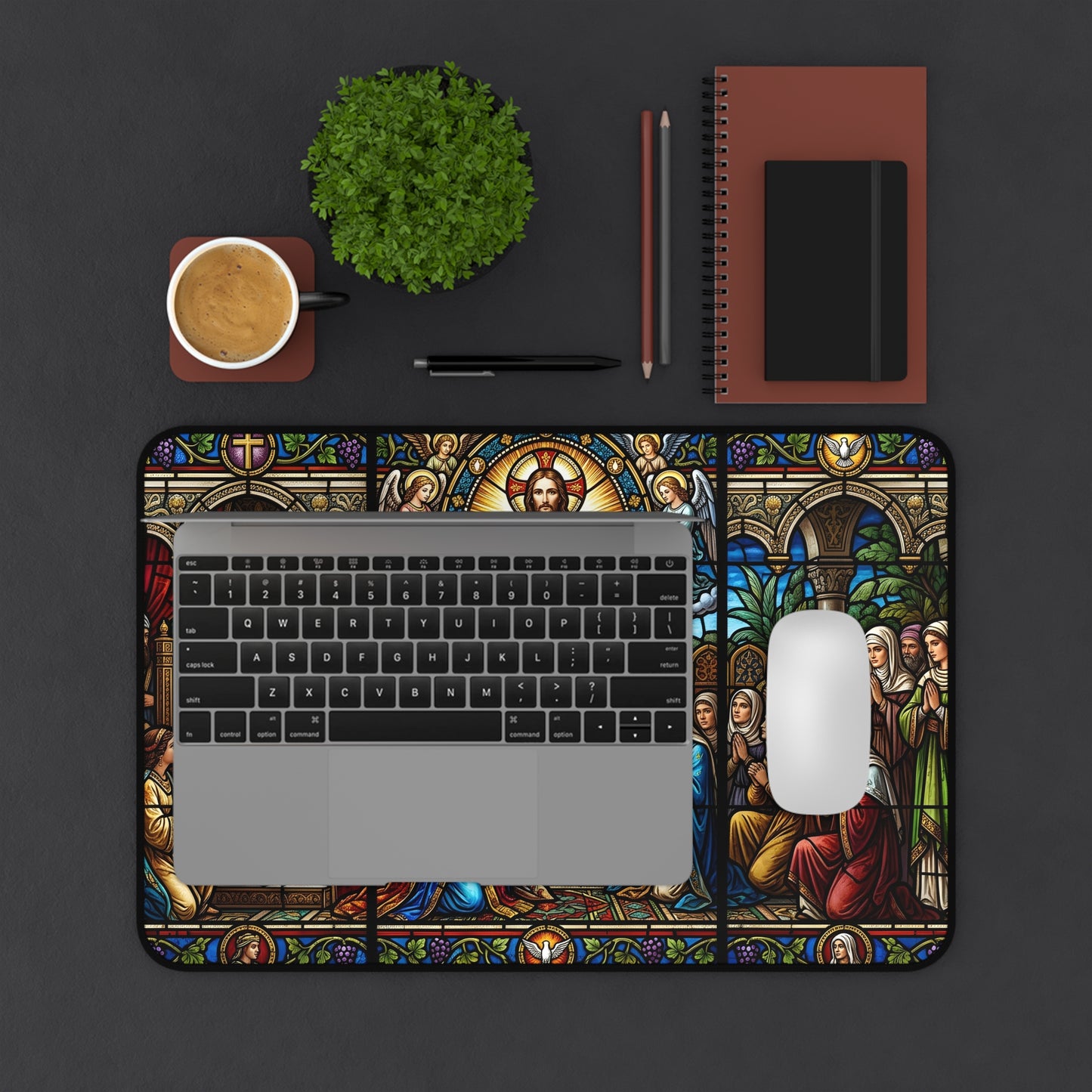 “For Such a Time As This - Esther Before King Ahasuerus” - Desk Mat