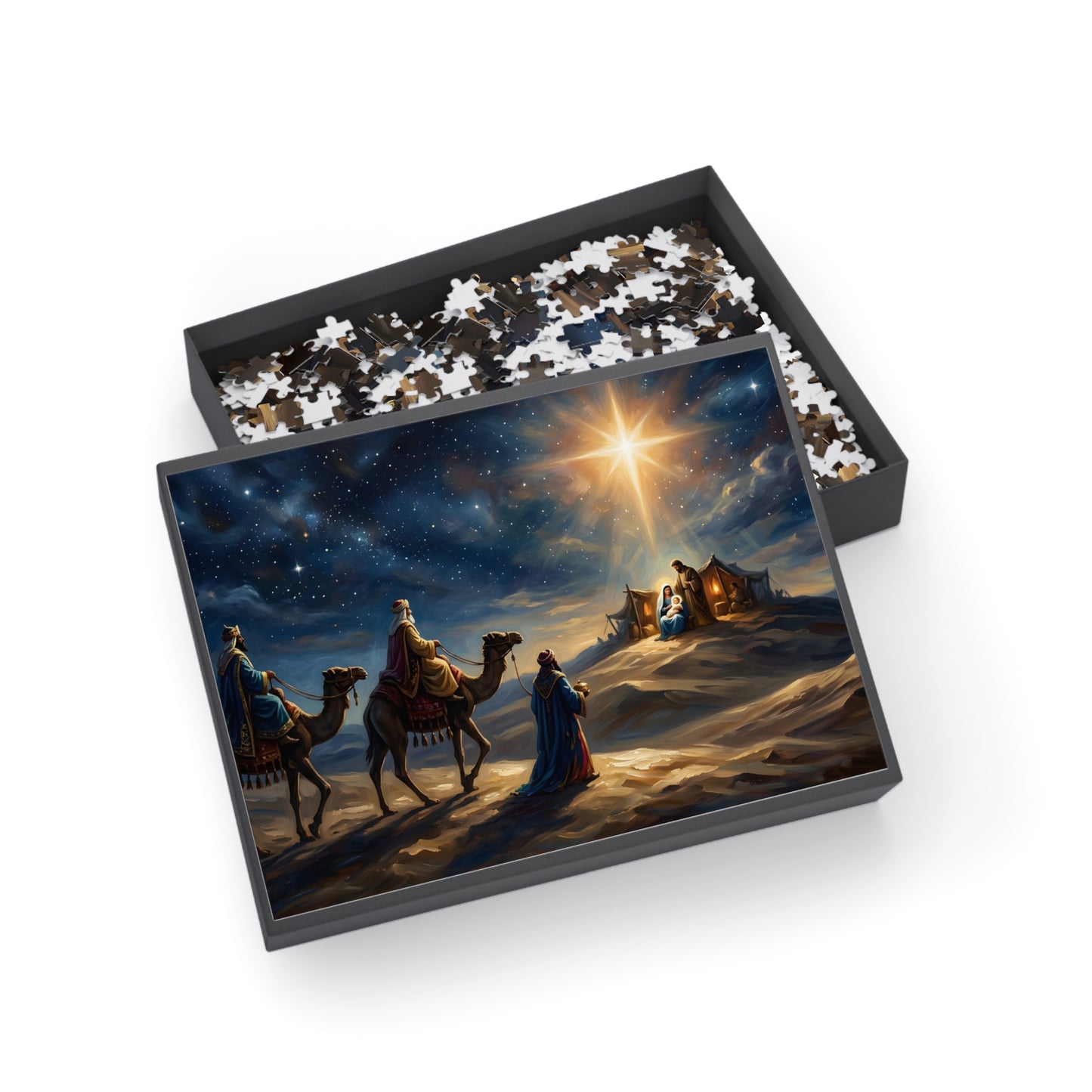 “Journey to the King - Wise Men Seek the Christ Child” - Jigsaw Puzzle