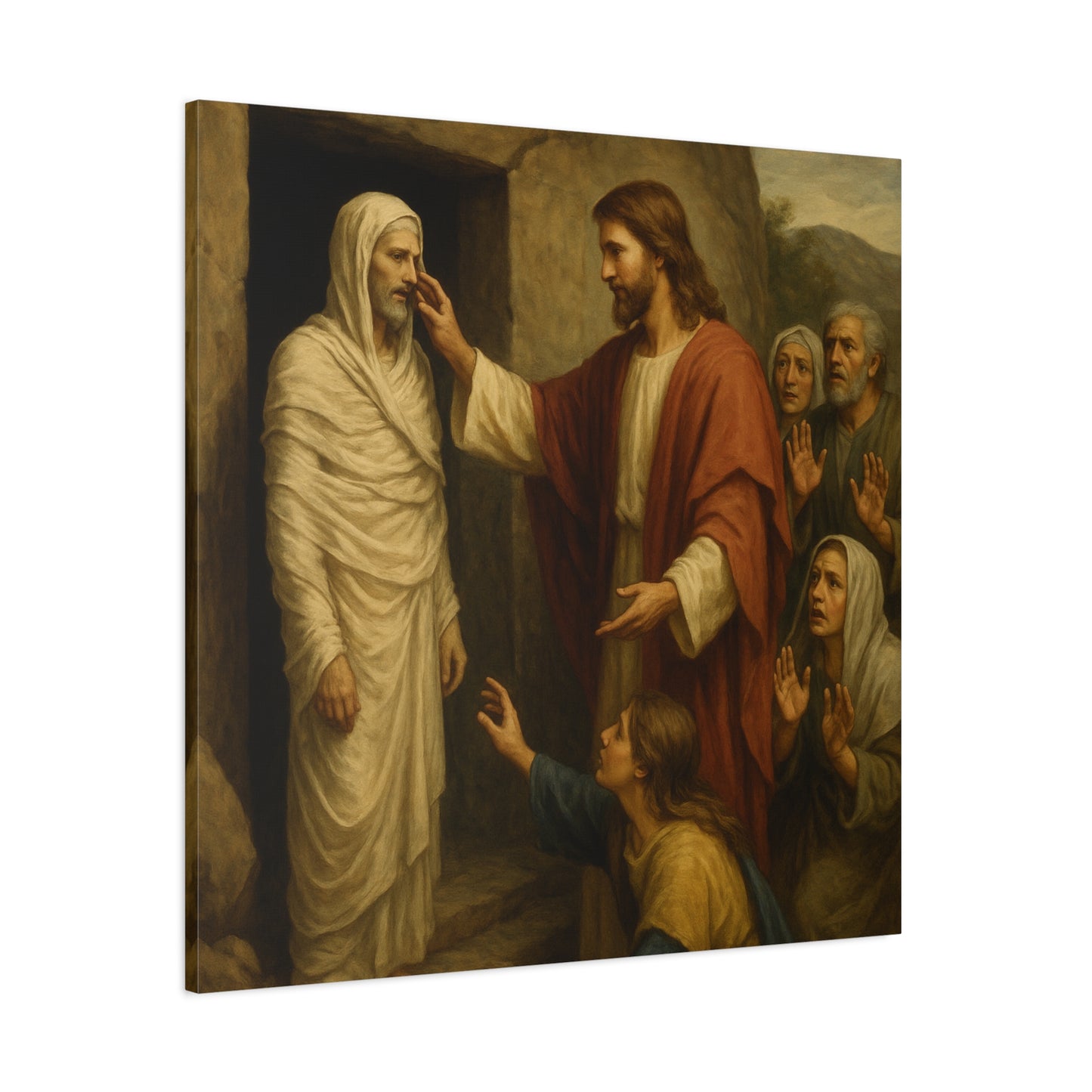 “Jesus Raises Lazarus from the Dead – John 11:1–46” - Canvas Art