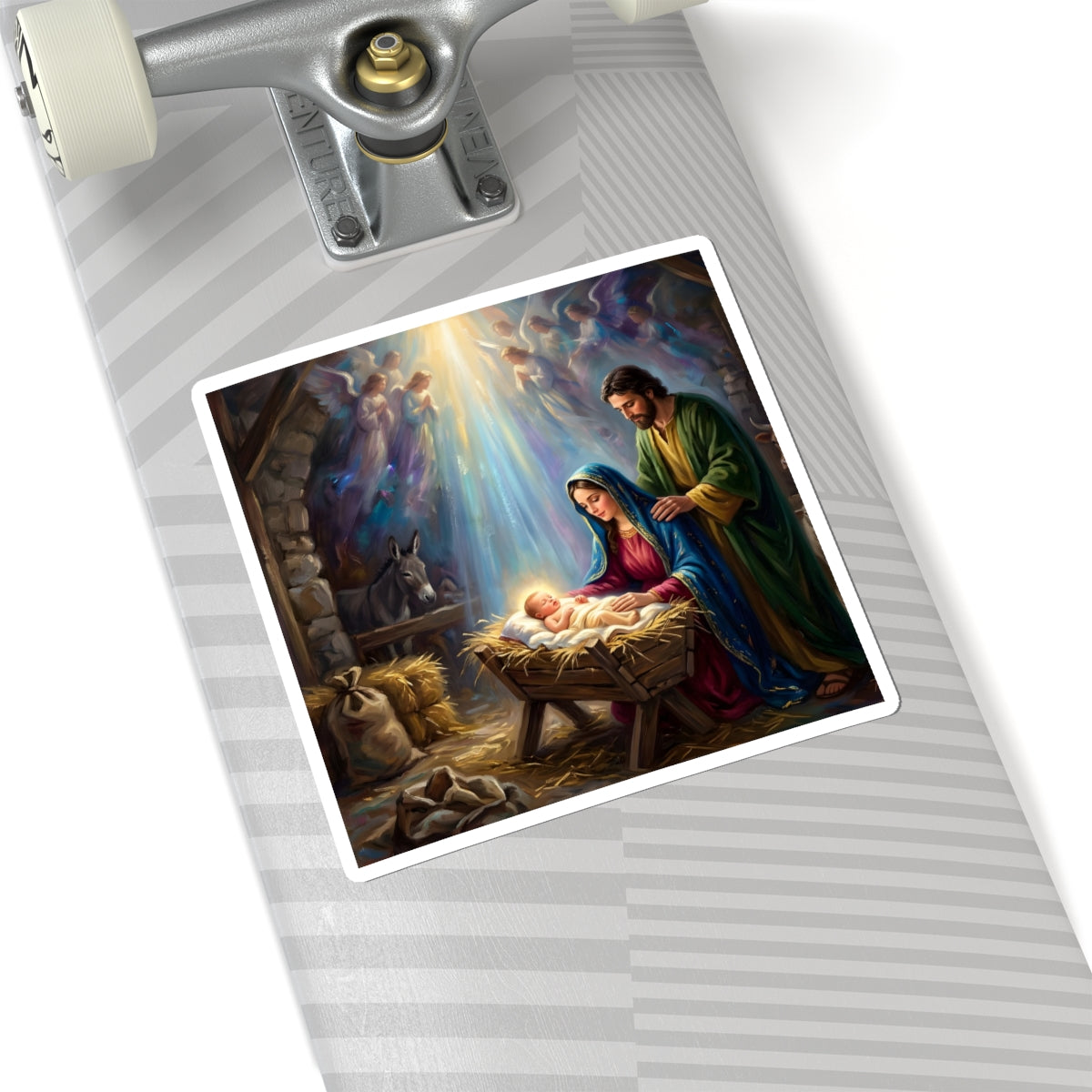 “Prince of Peace - Holy Family in Bethlehem” - Sticker